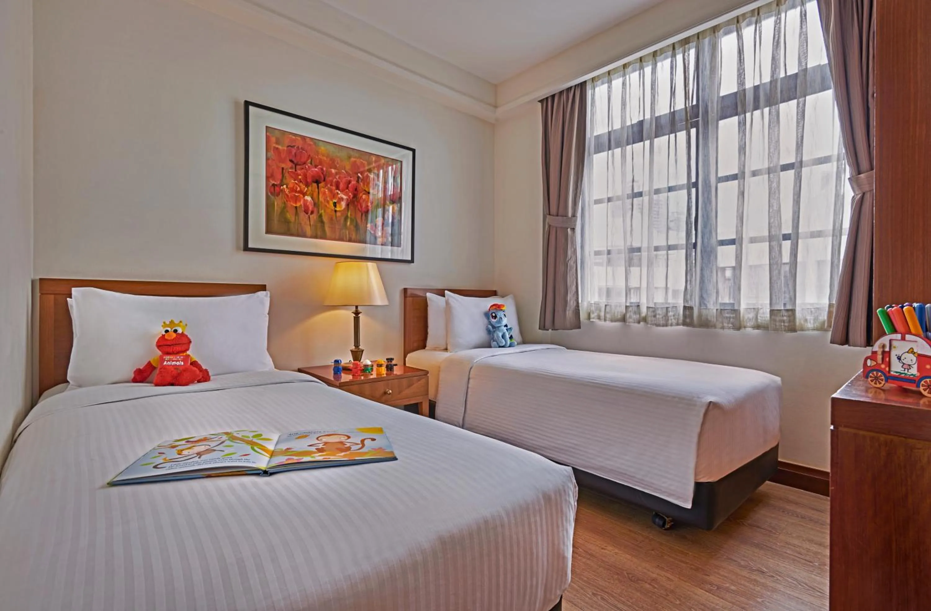 Bedroom, Bed in Village Residence Robertson Quay by Far East Hospitality