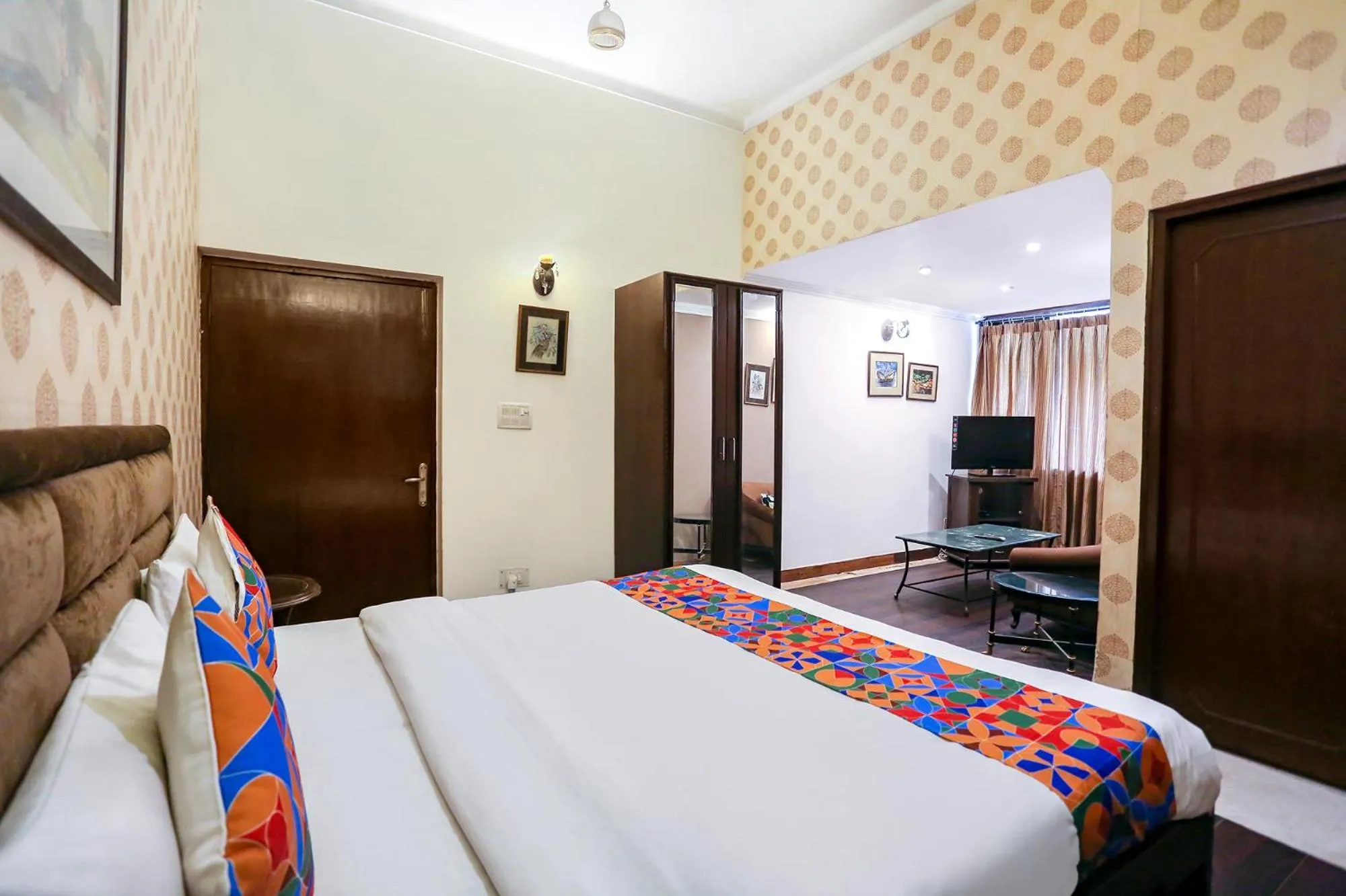 Bed in FabHotel Pulse Impulse