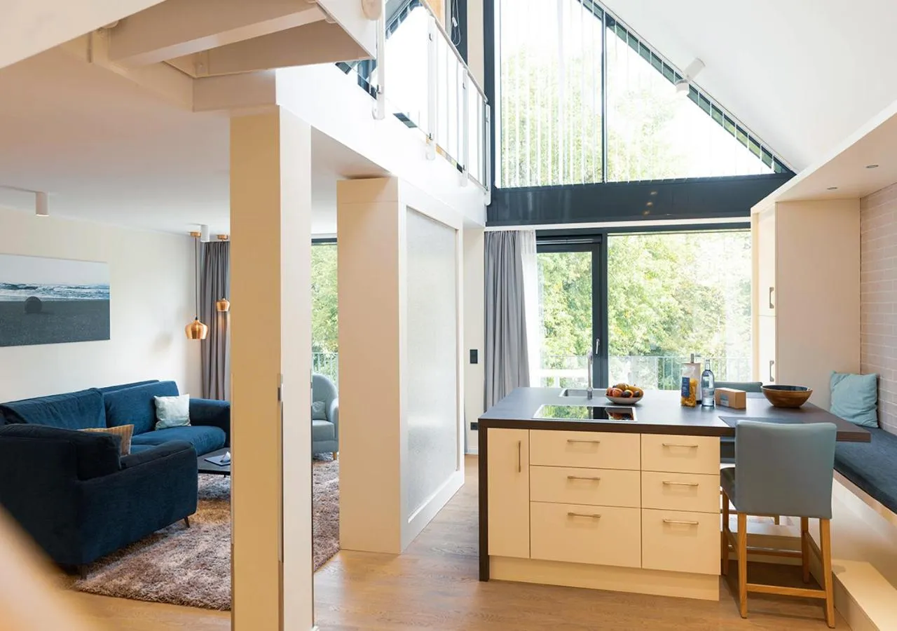 Kitchen or kitchenette in Maremüritz Yachthafen Resort