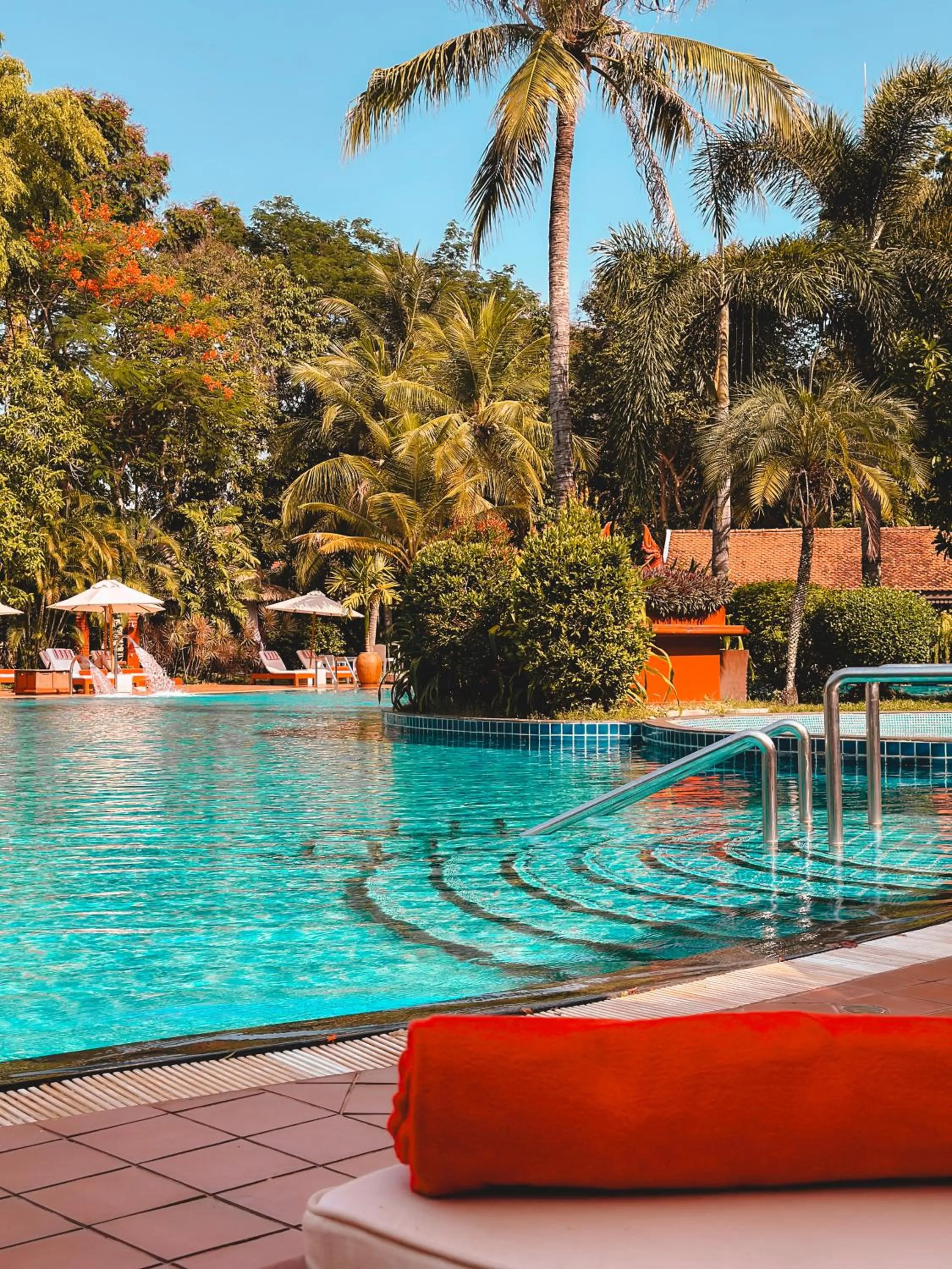Swimming pool in Sofitel Angkor Phokeethra Golf & Spa Resort