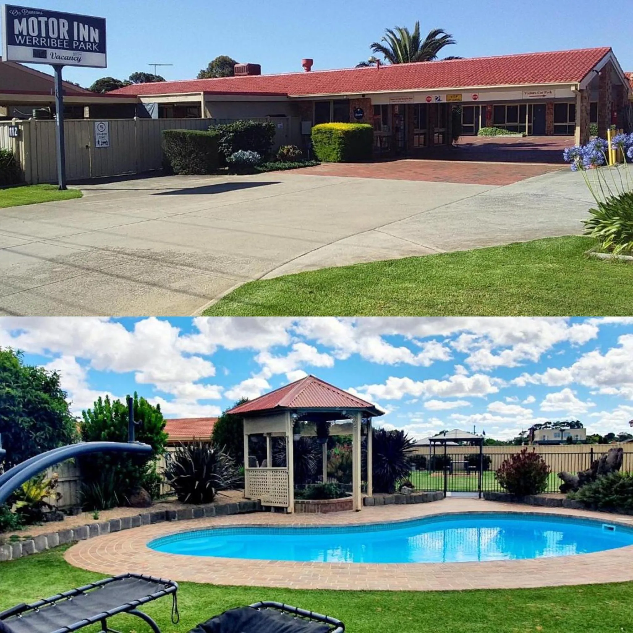 Property building in Werribee Park Motor Inn