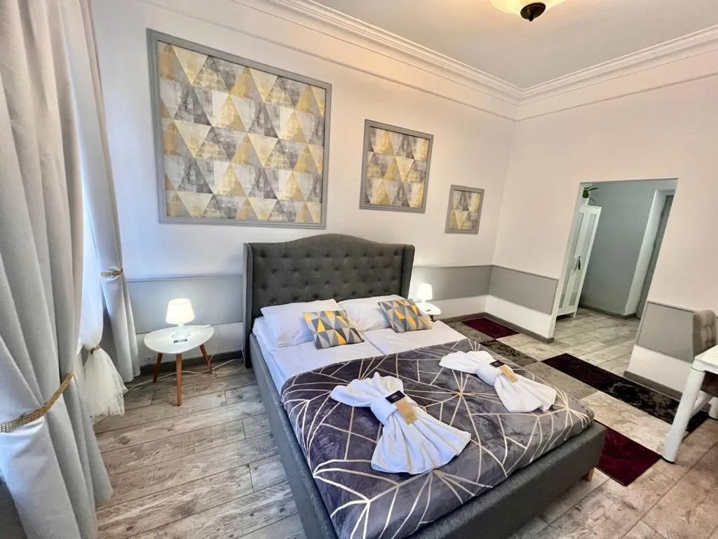 Photo of the whole room, Bed in Great Polonia Świdnica City Center