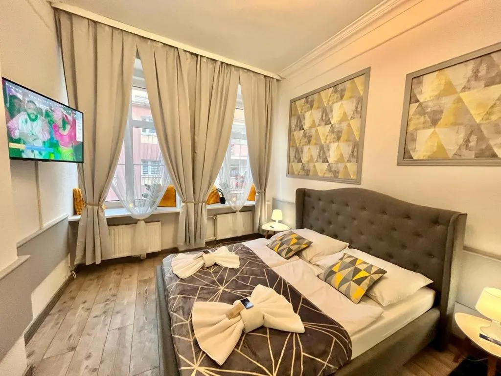 Photo of the whole room, Bed in Great Polonia Świdnica City Center