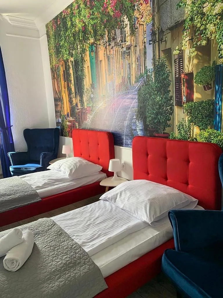 Seating area, Bed in Great Polonia Świdnica City Center