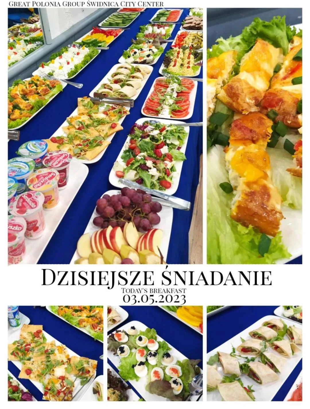 Buffet breakfast in Great Polonia Świdnica City Center