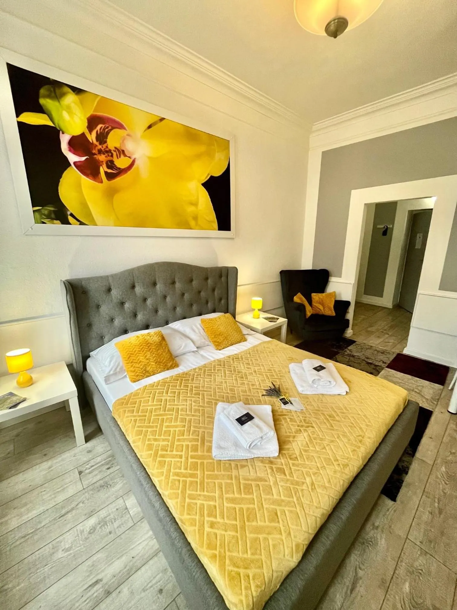 Photo of the whole room, Bed in Great Polonia Świdnica City Center