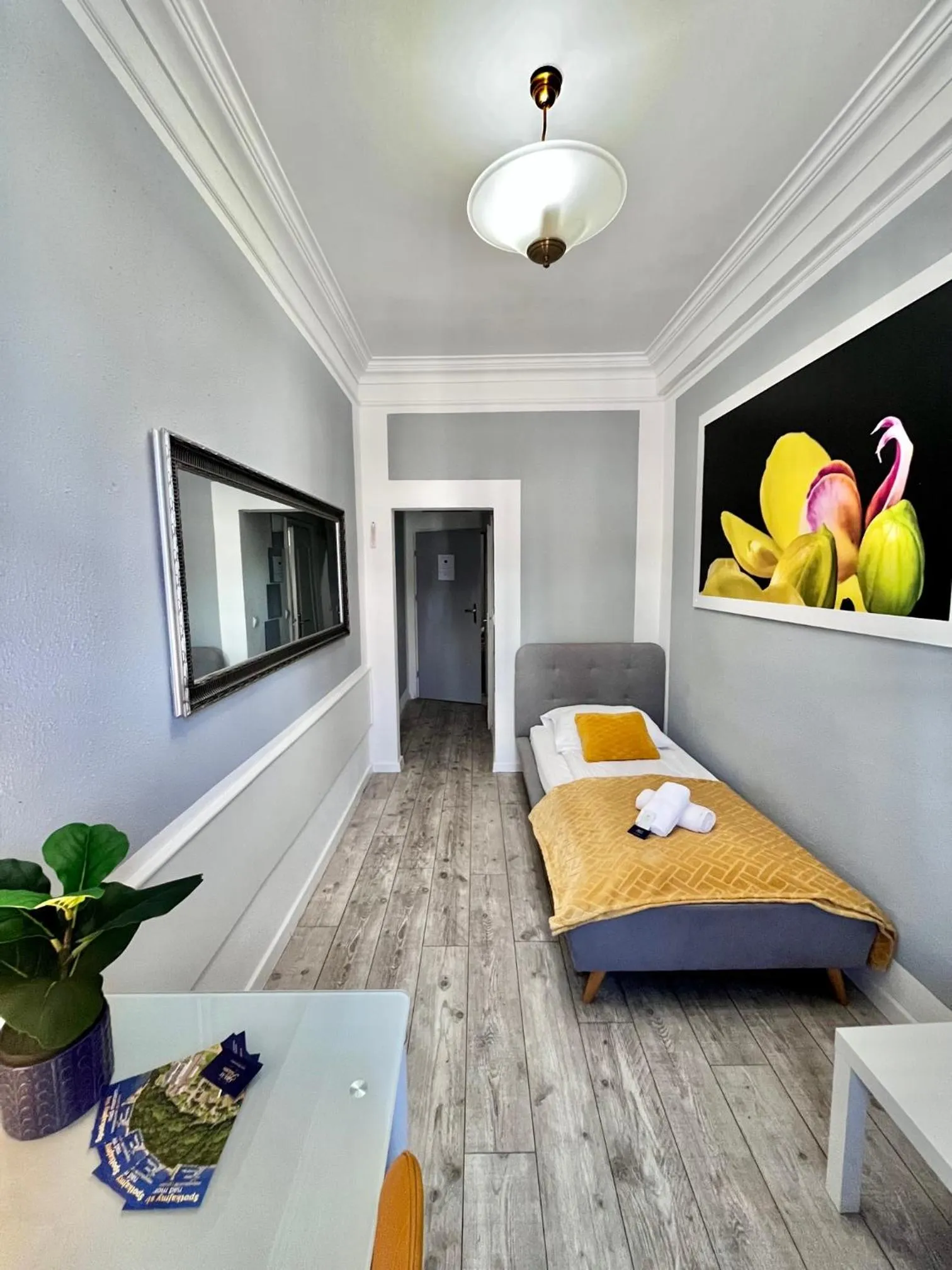 Photo of the whole room, Bed in Great Polonia Świdnica City Center