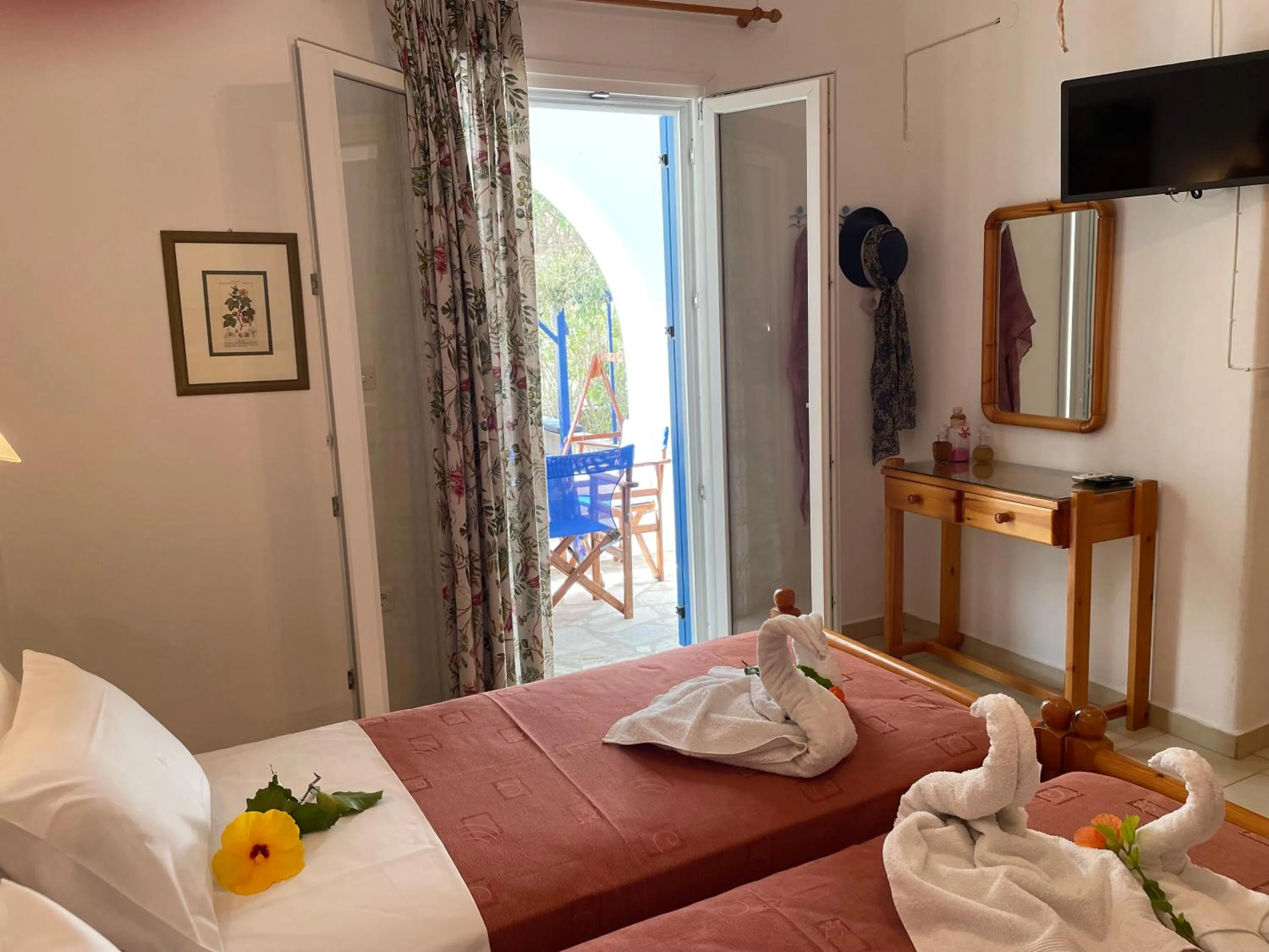 Bed in Villa Gelly's Studios