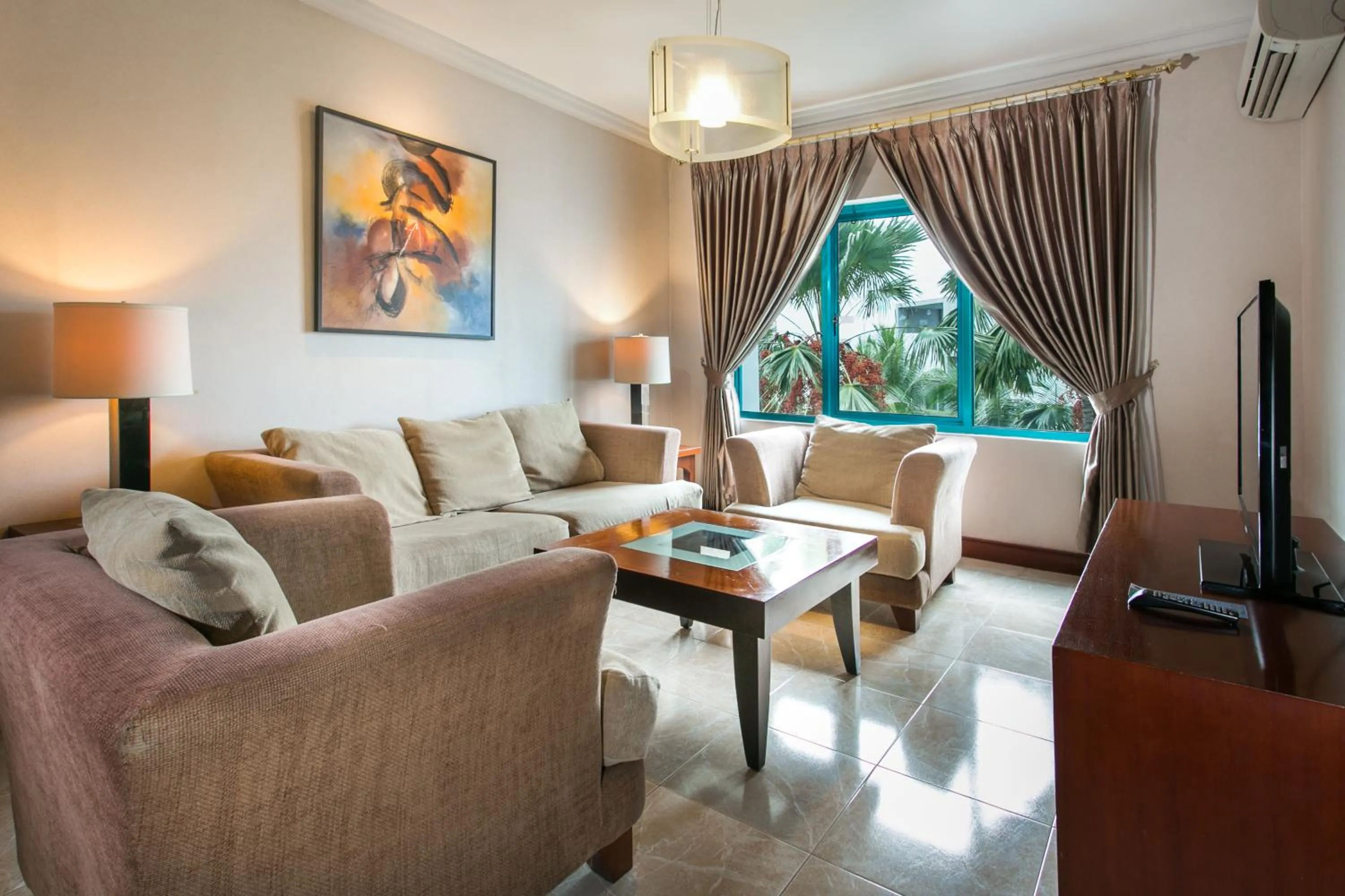 Living room in Blue Sky Hotel Balikpapan