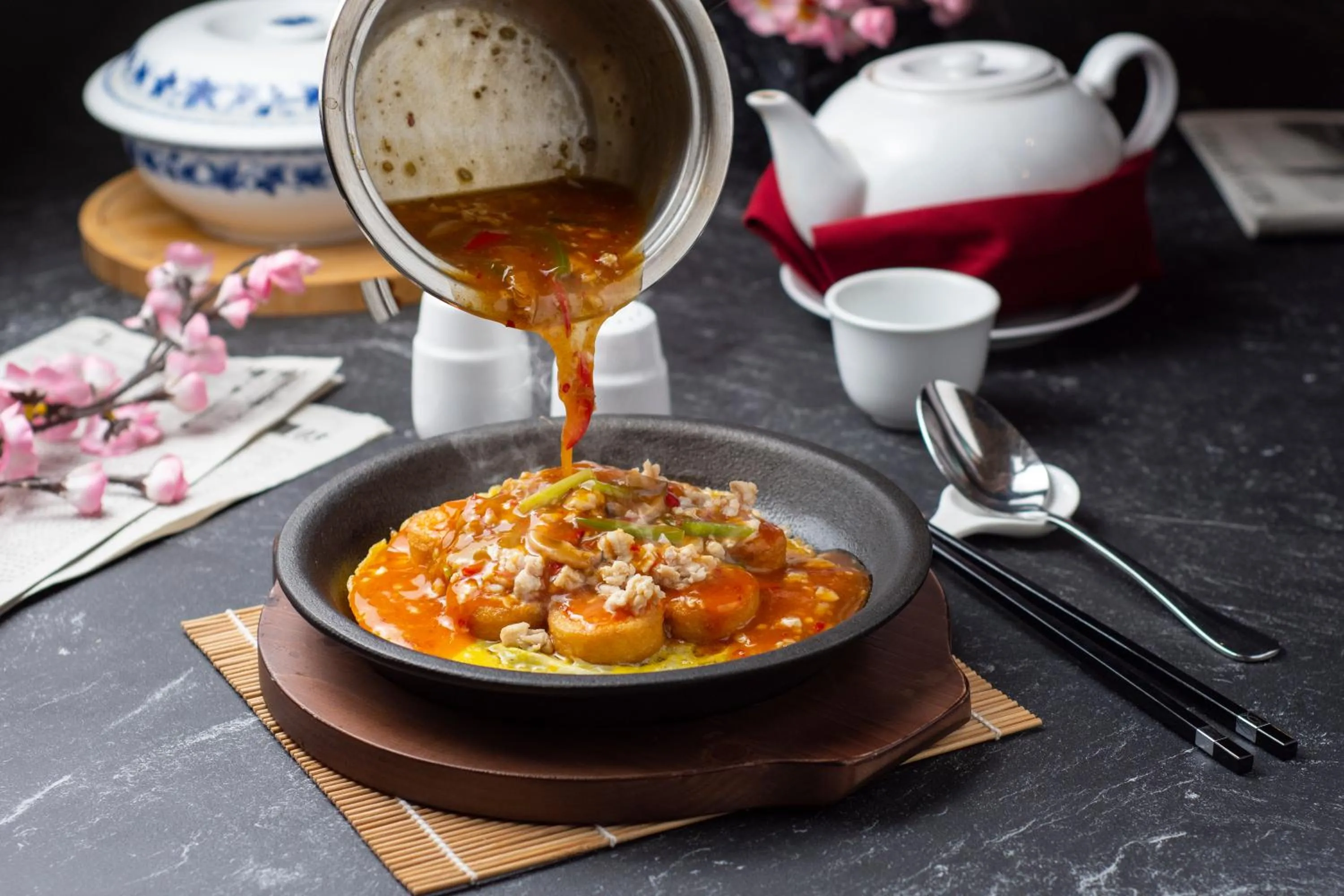 Food and drinks in Blue Sky Hotel Balikpapan