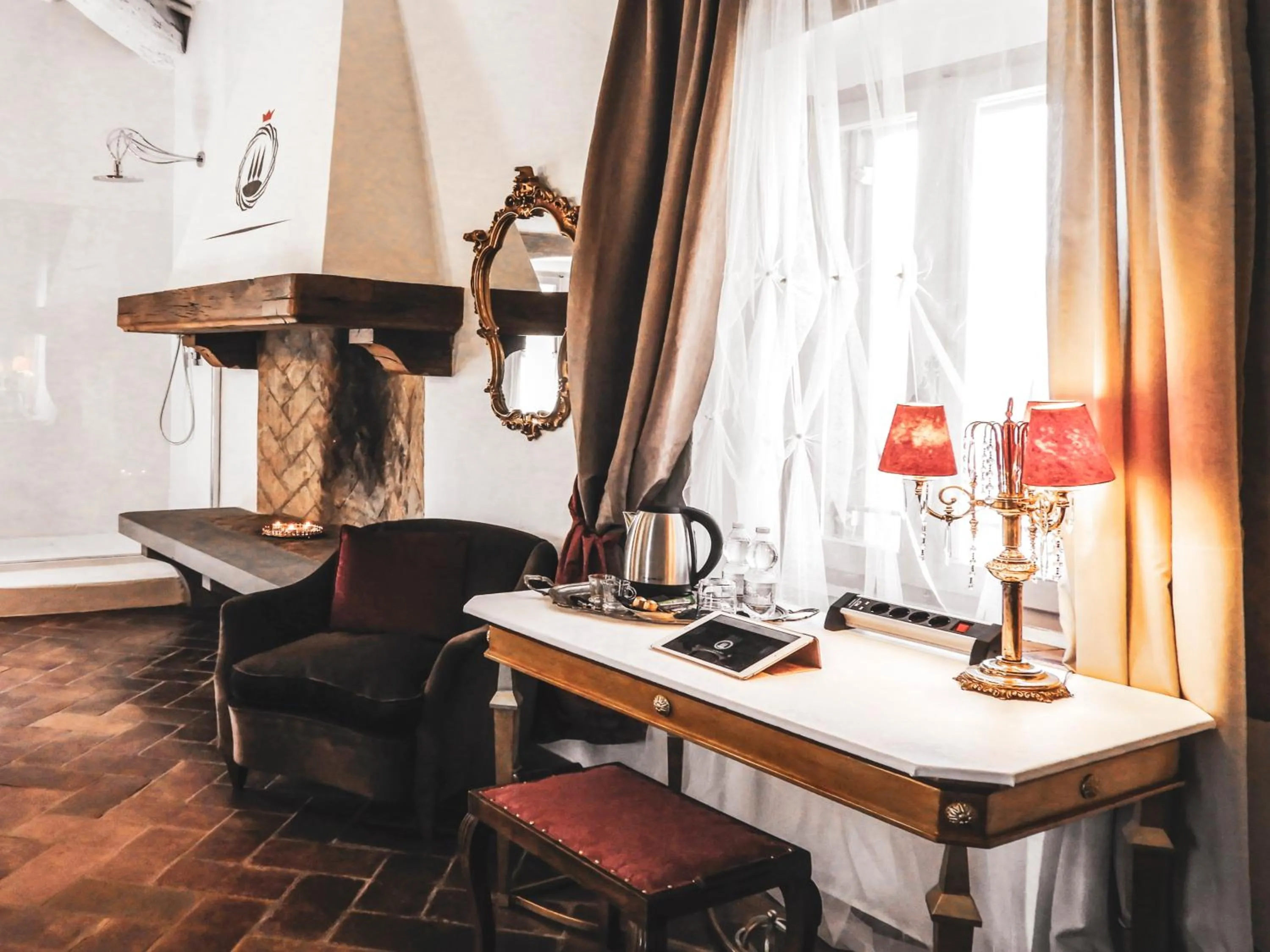 Shower in Tenuta Cortedomina