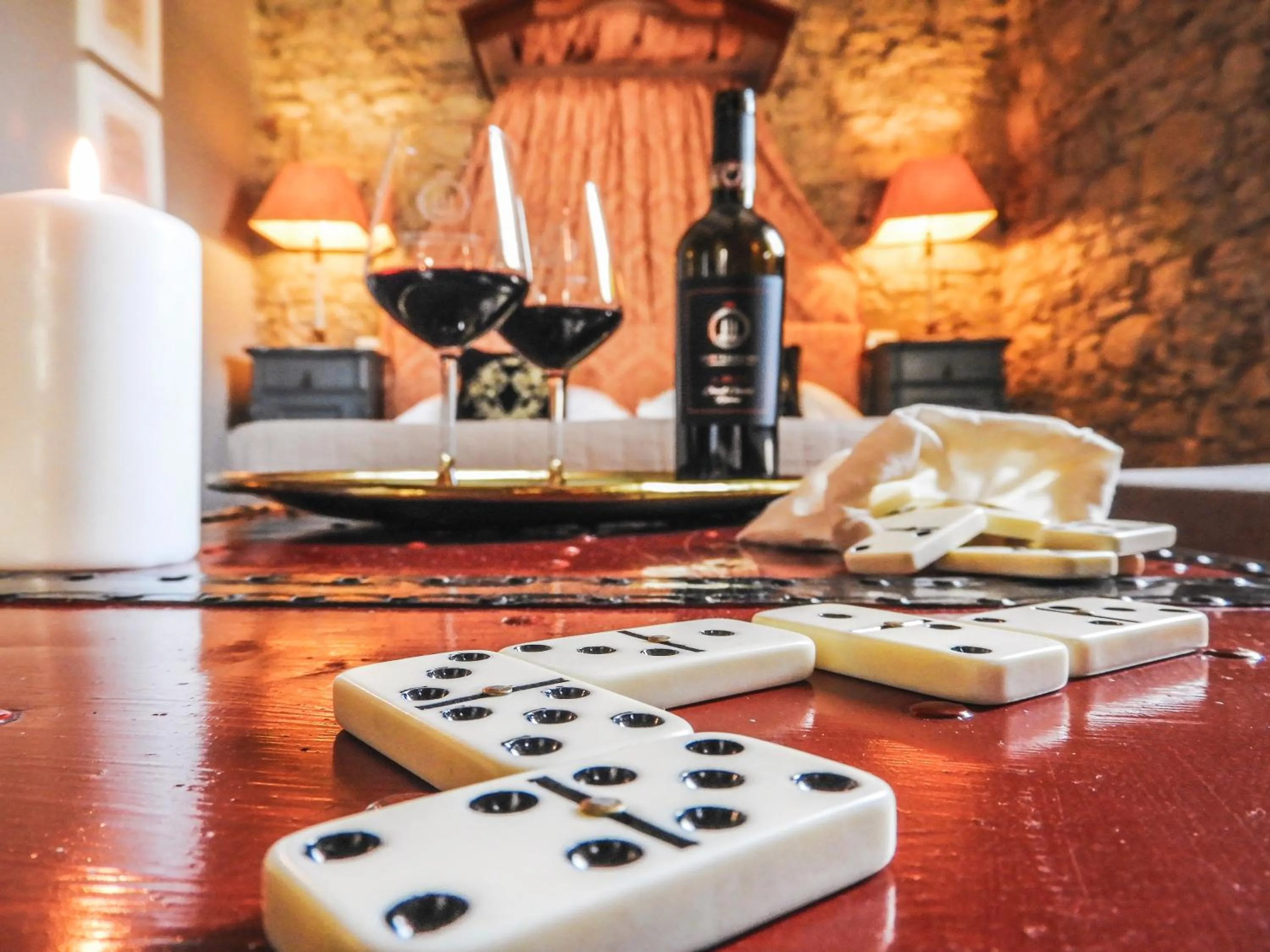 Seating area in Tenuta Cortedomina