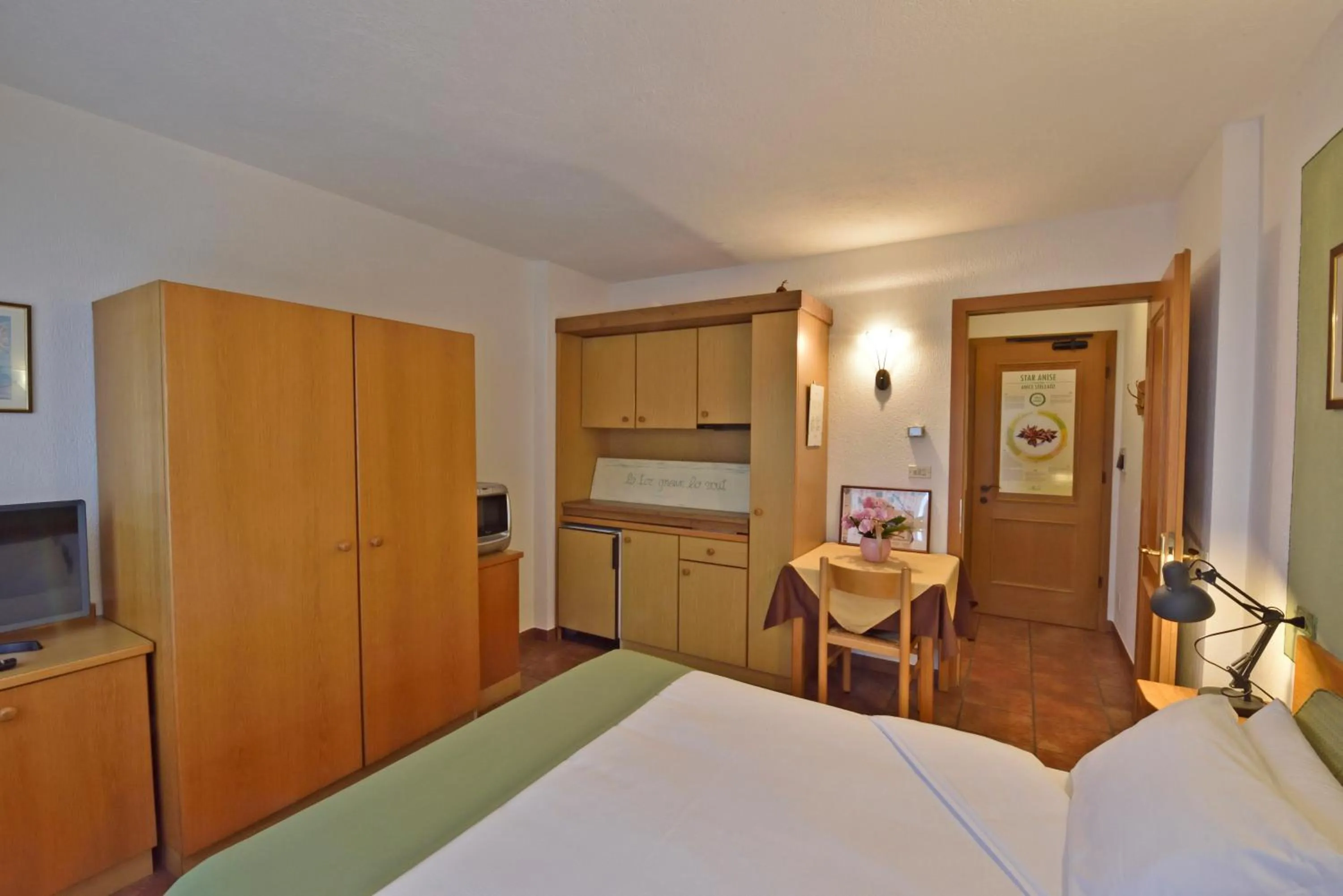 Bed in La Roche Hotel Appartments