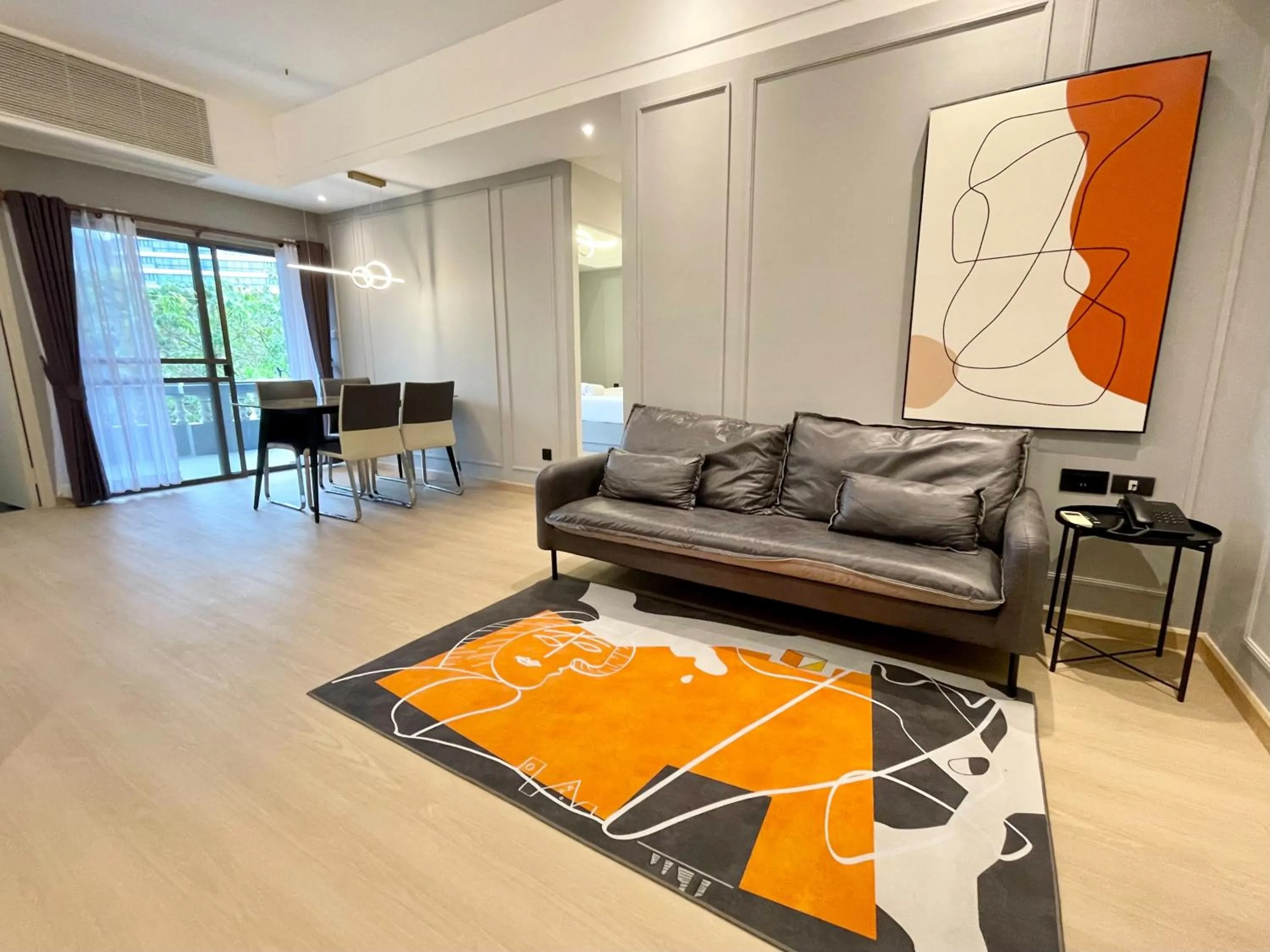 Living room in Boss Hotel