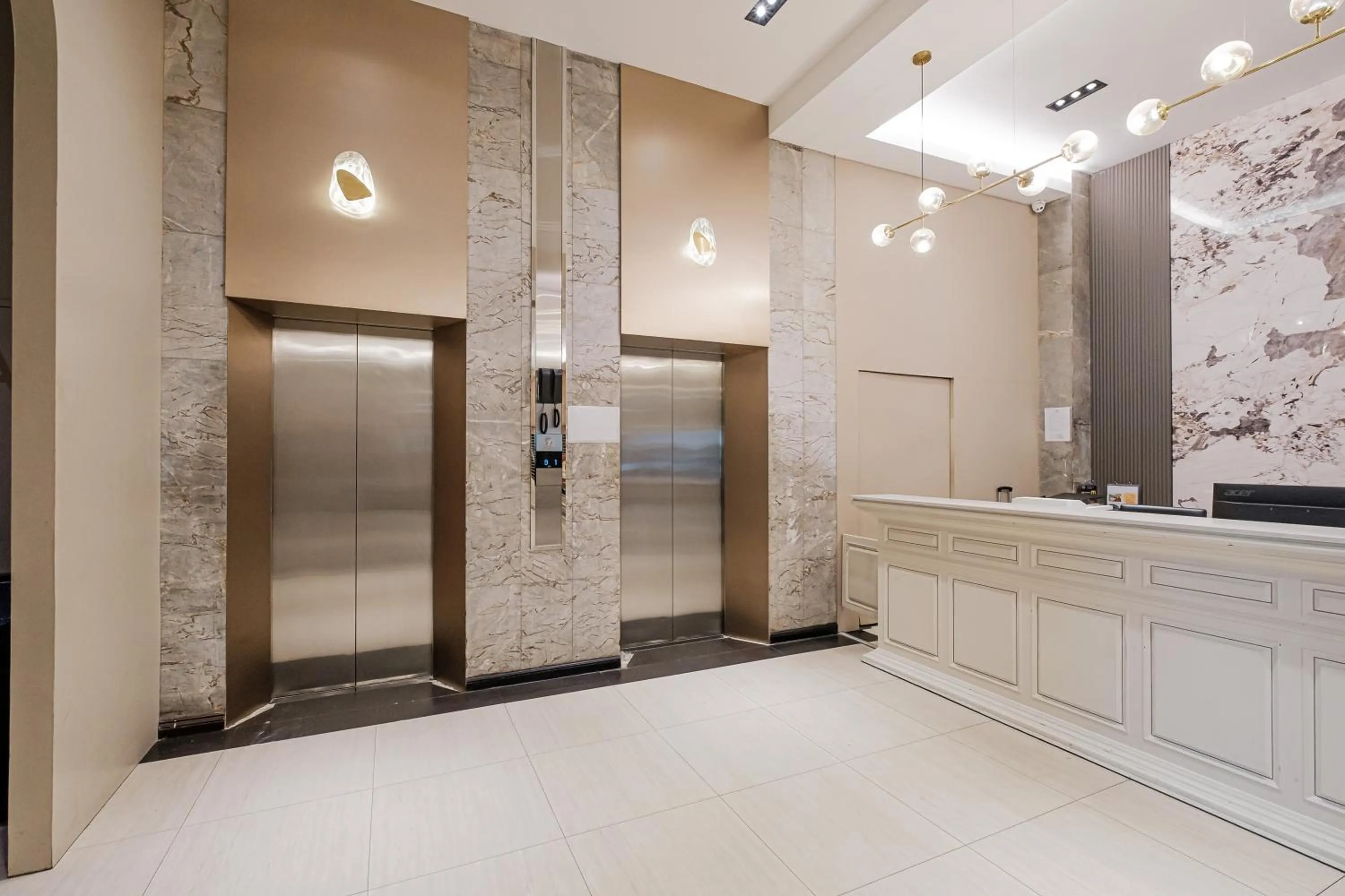 elevator in Boss Hotel