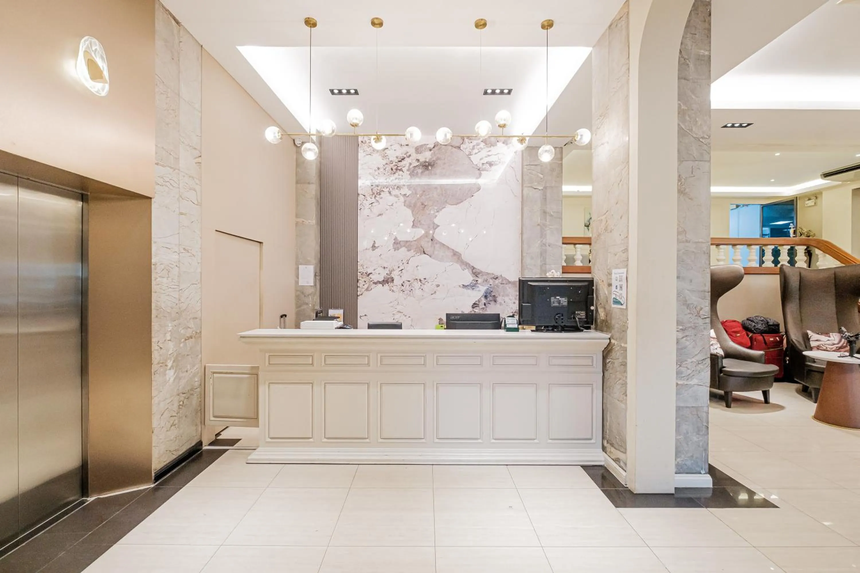 Lobby or reception in Boss Hotel