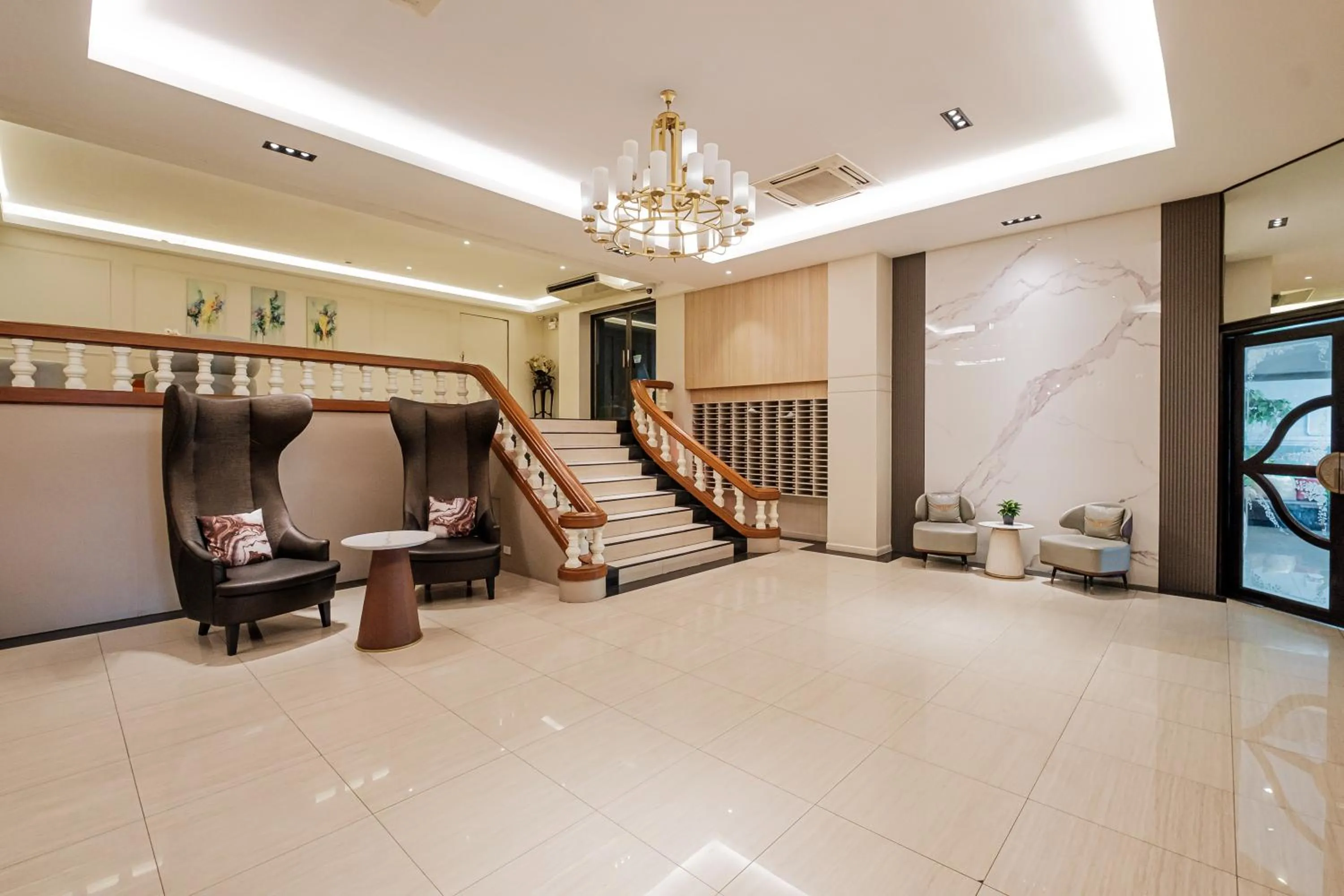 Lobby or reception in Boss Hotel