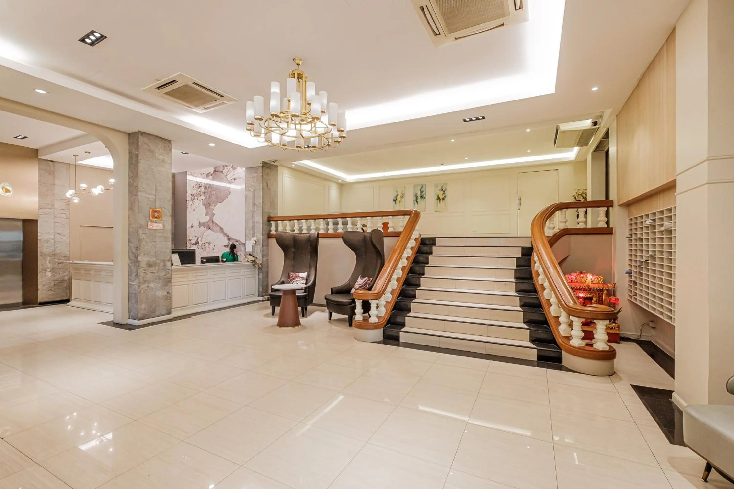 Lobby or reception in Boss Hotel
