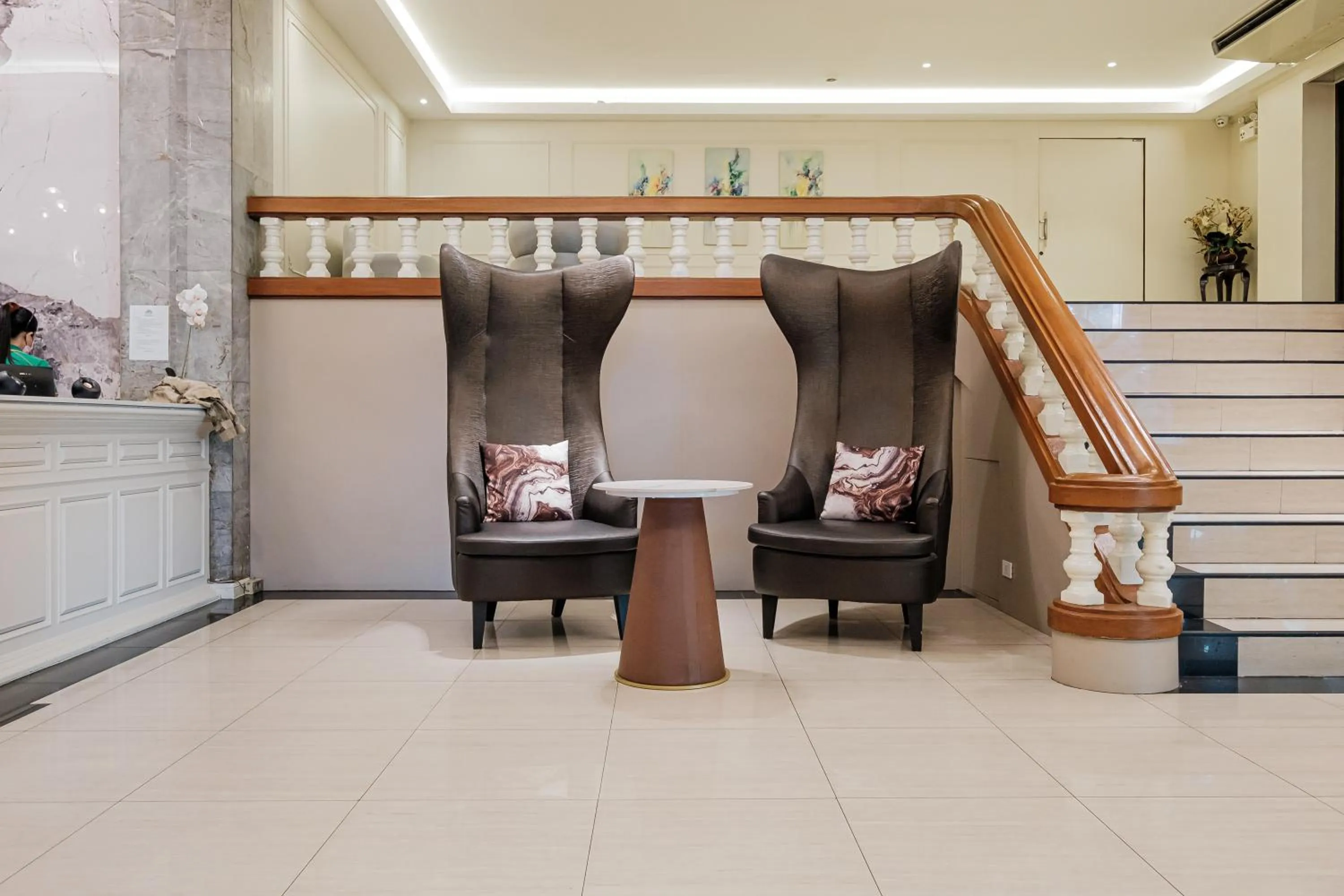 Lobby or reception in Boss Hotel