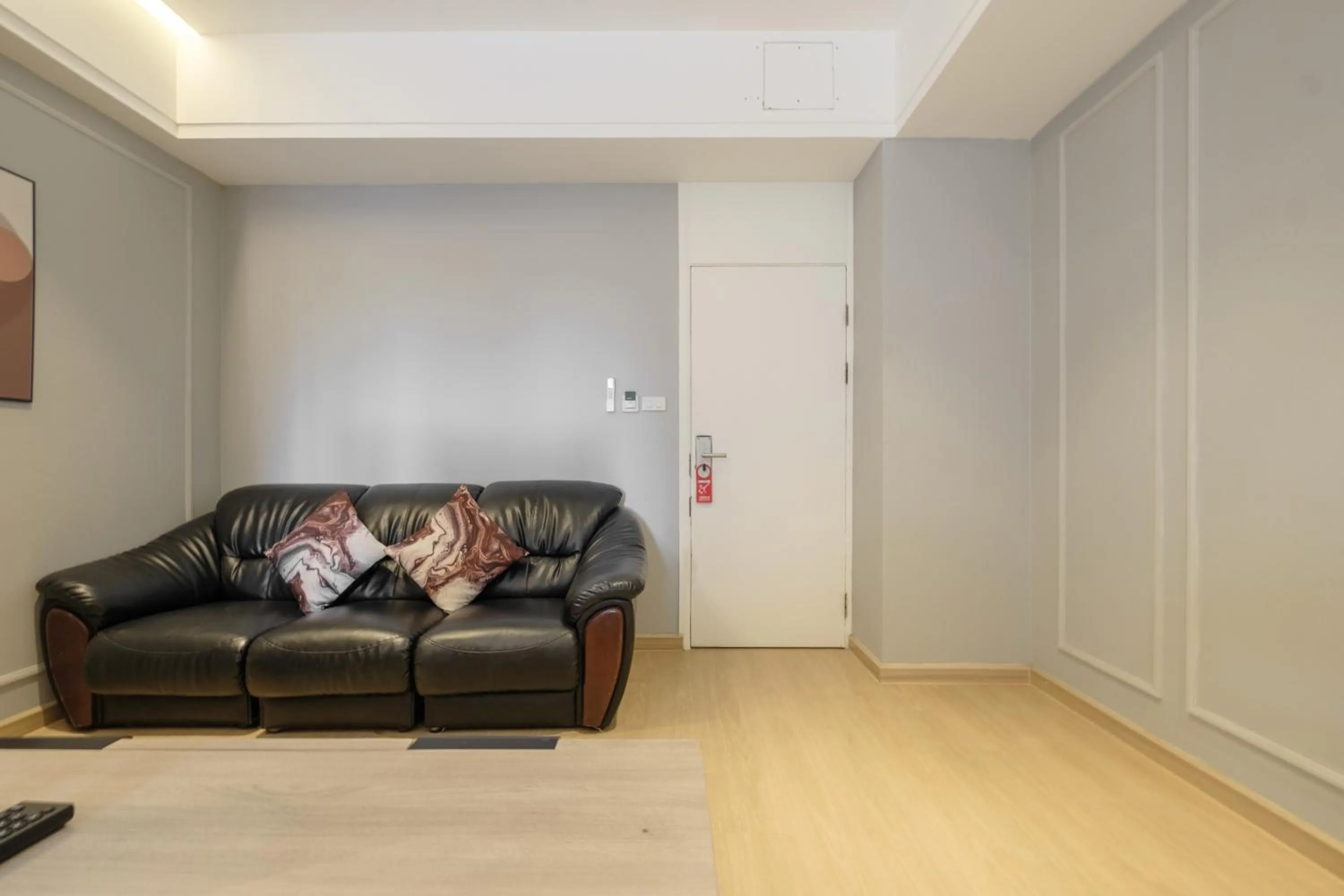 Seating area in Boss Hotel