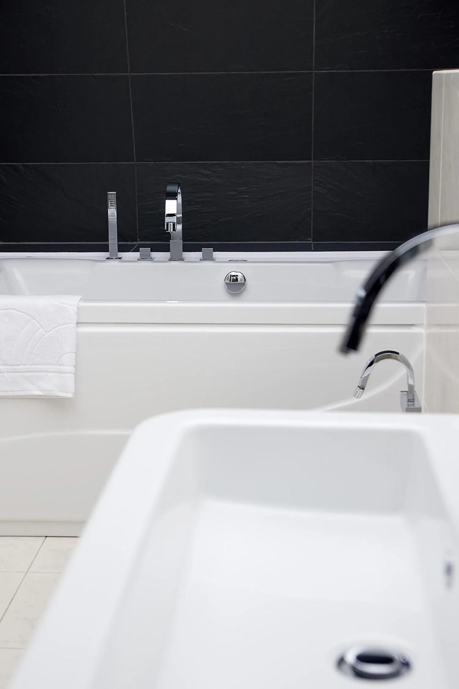 Bathroom in Hotel Habenda