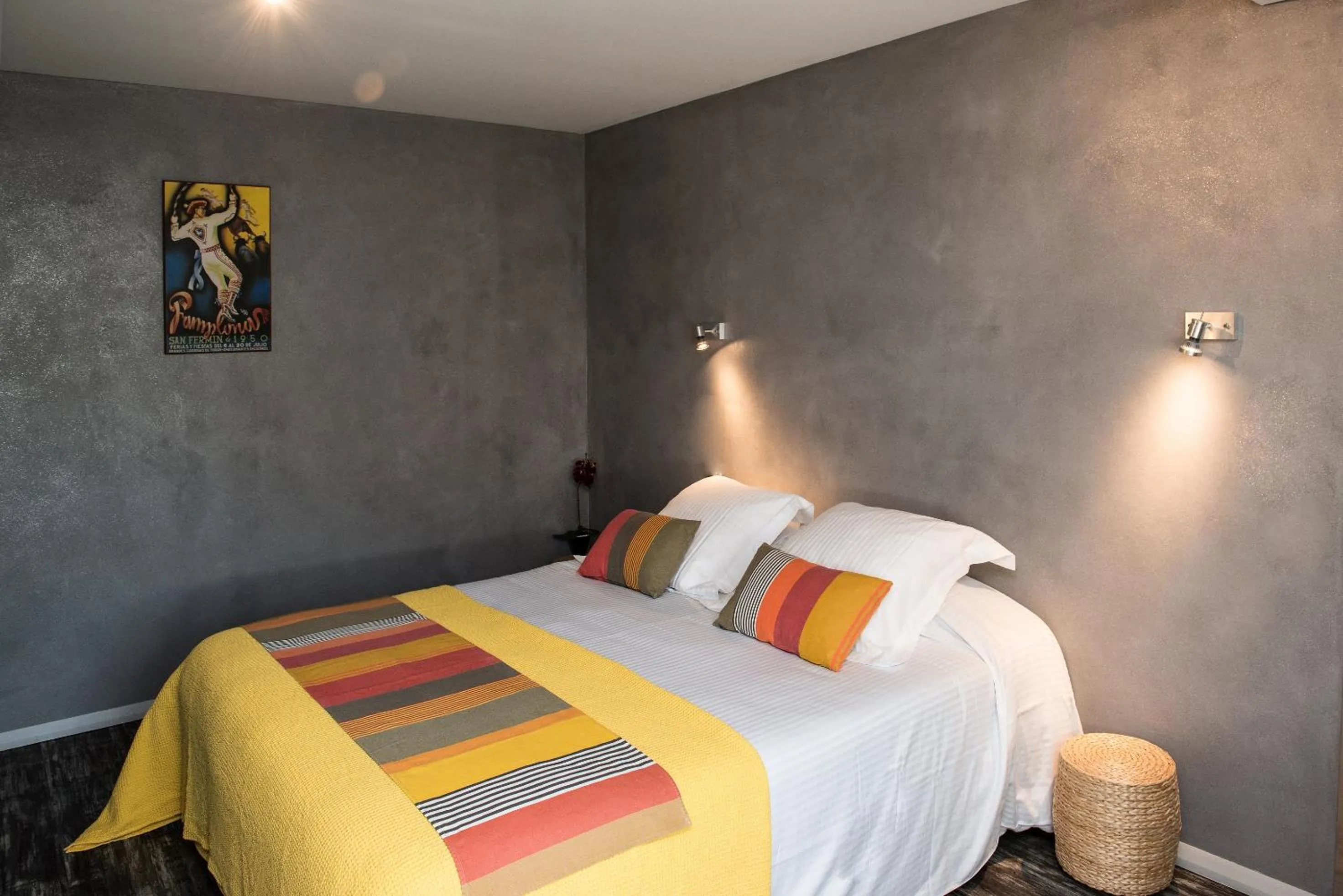 Photo of the whole room, Bed in Logis Hotel Ur-Hegian