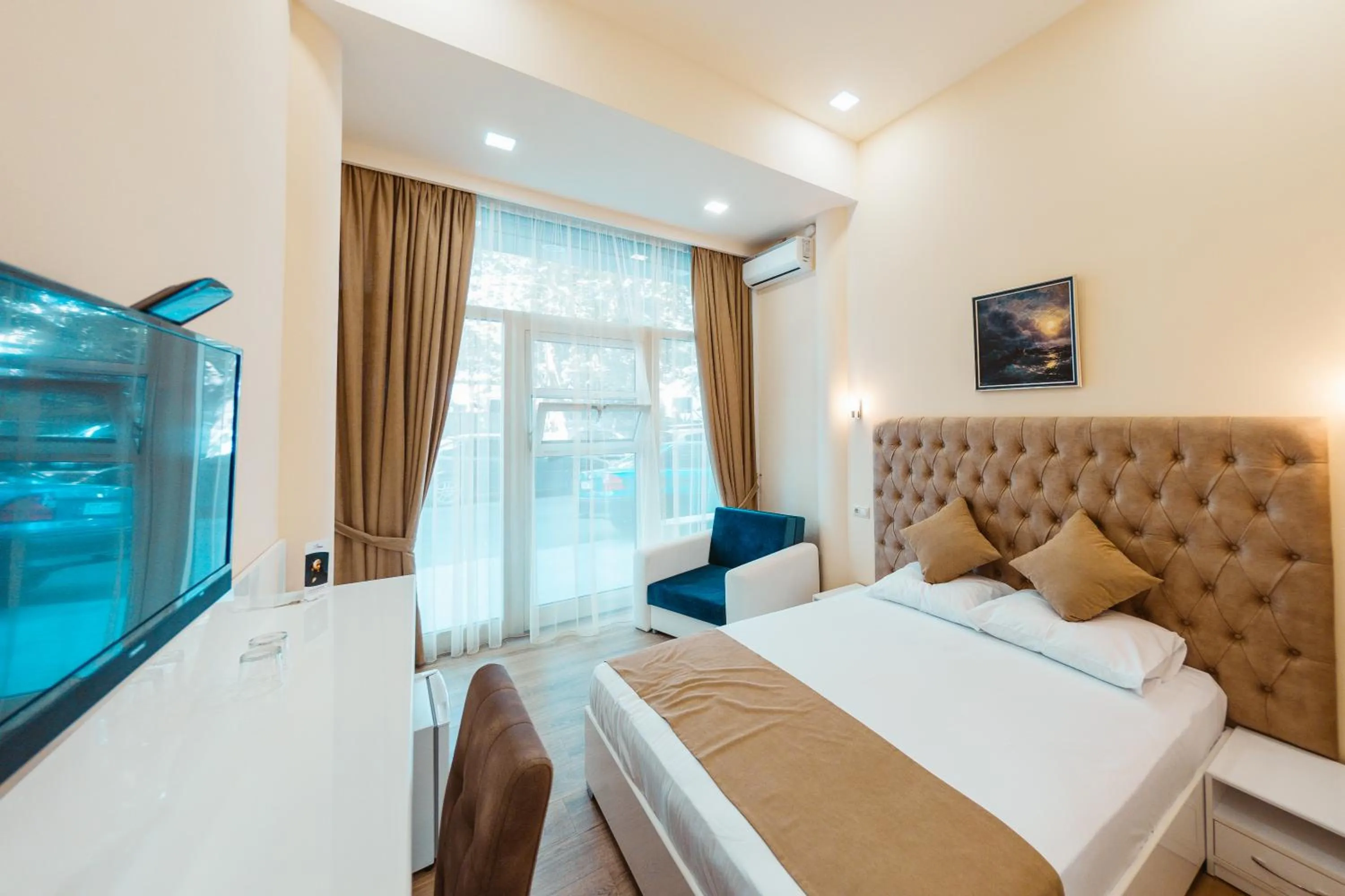 Decorative detail, Bed in L'image Art Hotel