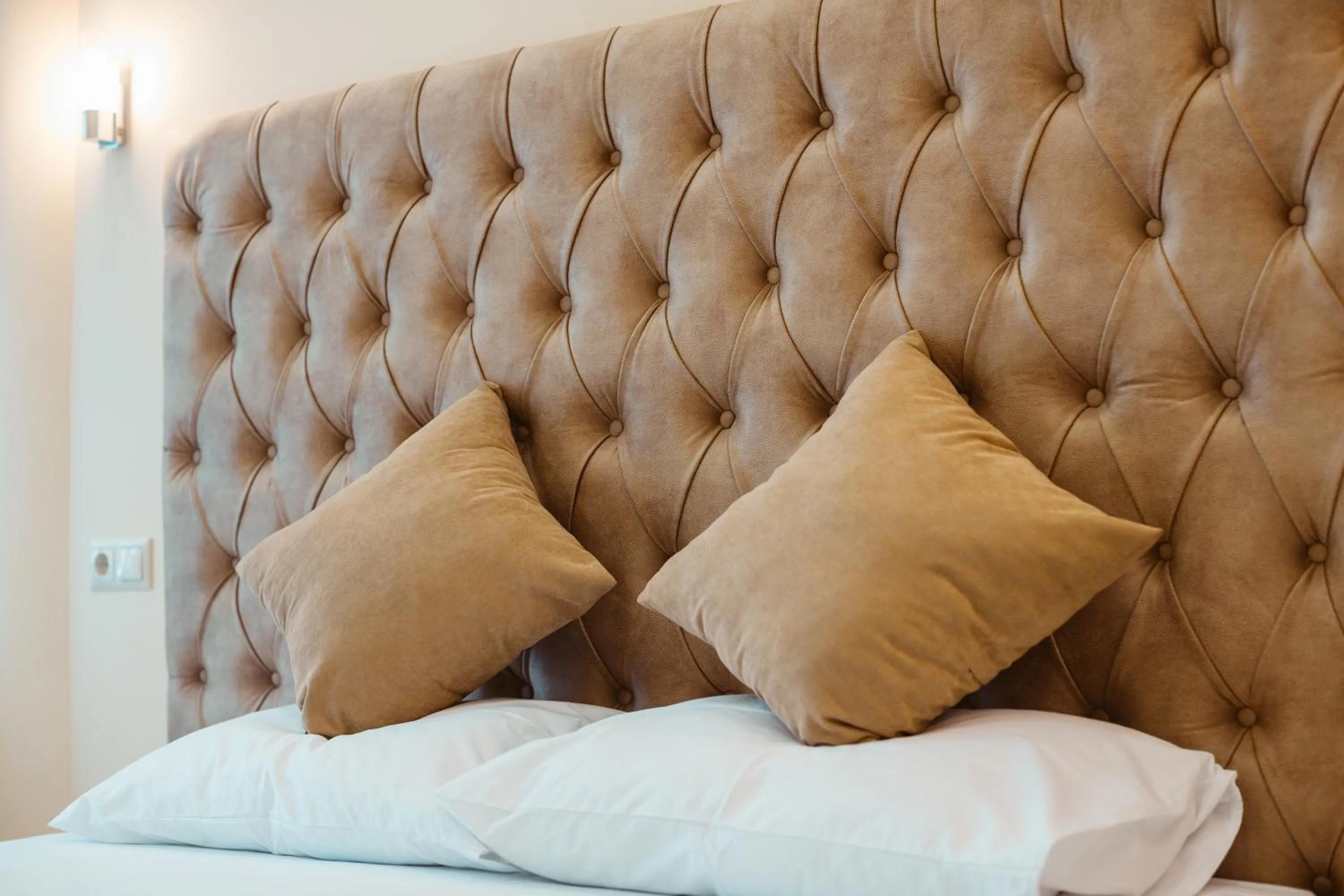 Decorative detail, Bed in L'image Art Hotel