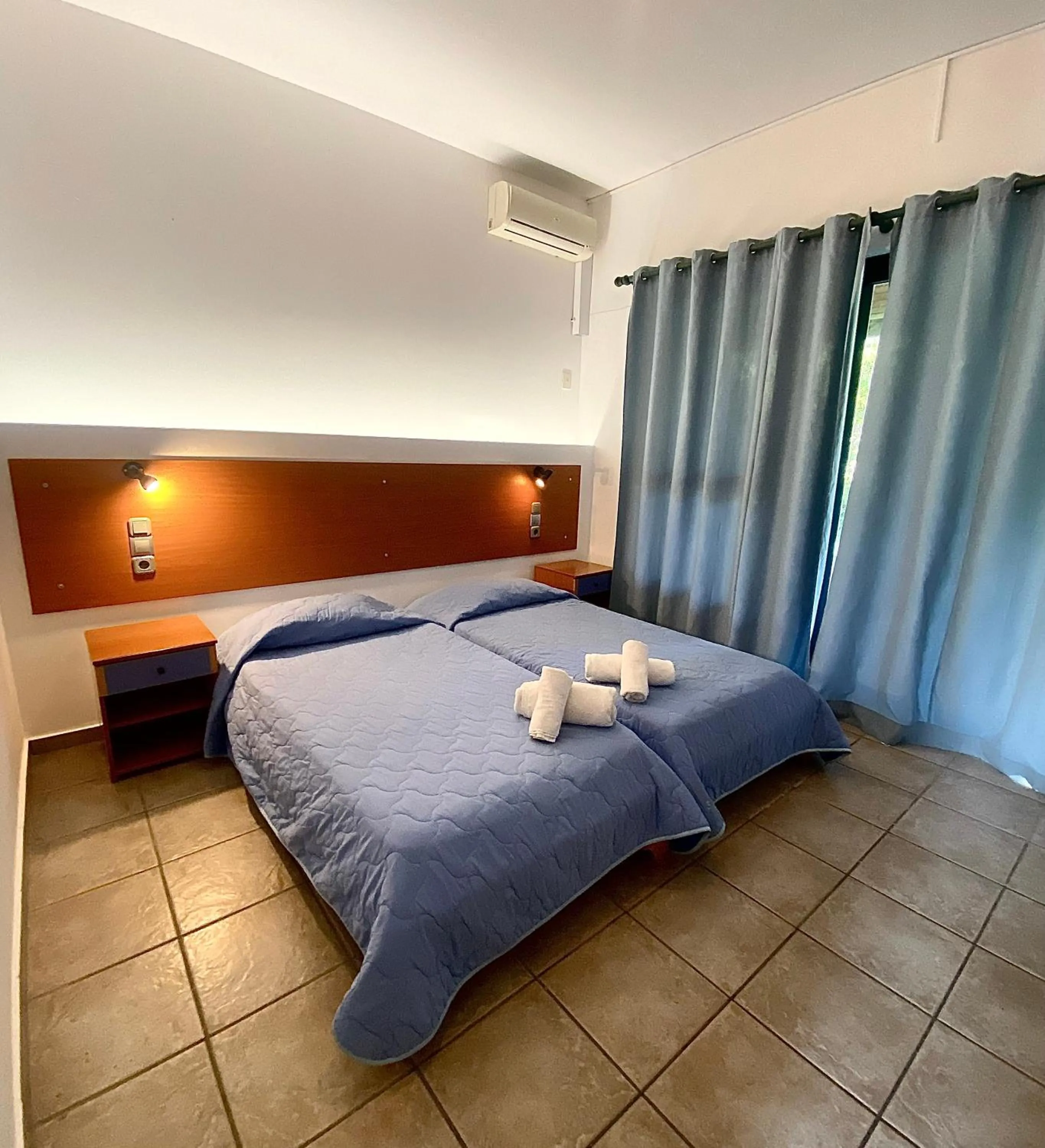 Bedroom, Bed in Nireas Resort Corfu