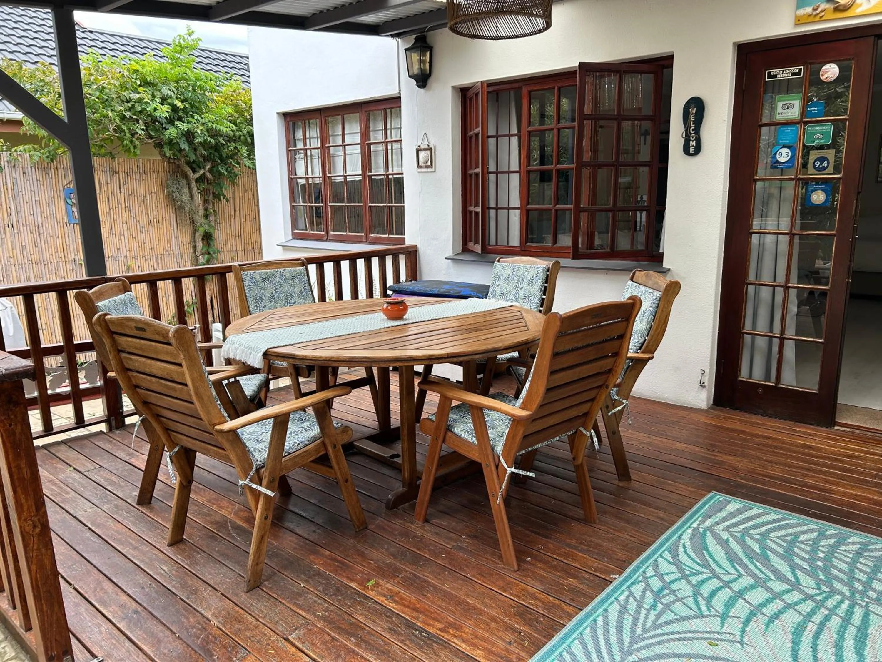Patio in Twilight Cottage