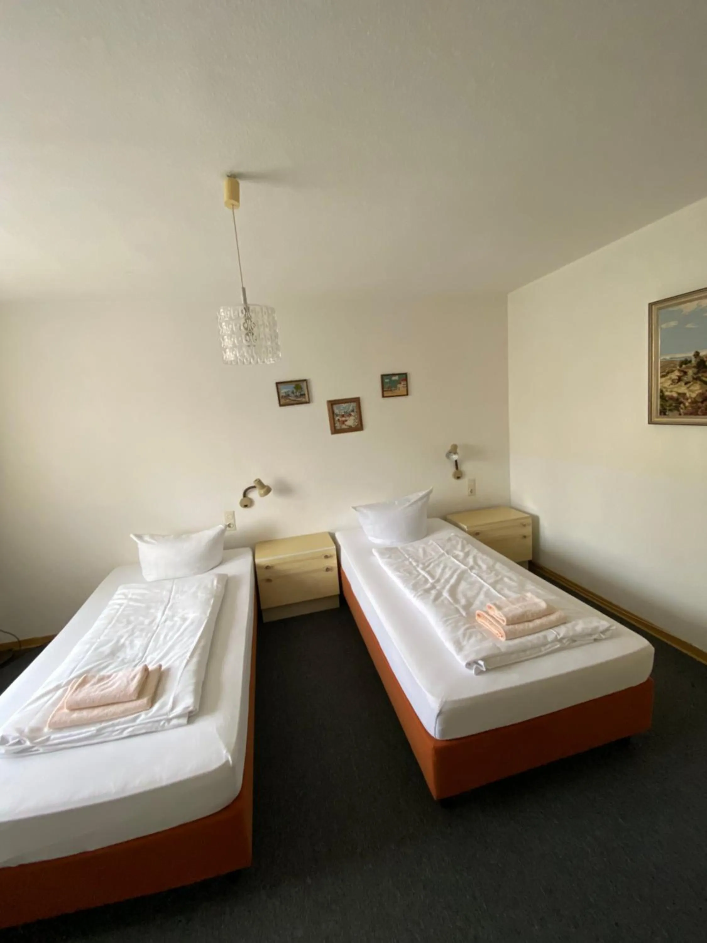 Bed in Hotel Seehaus