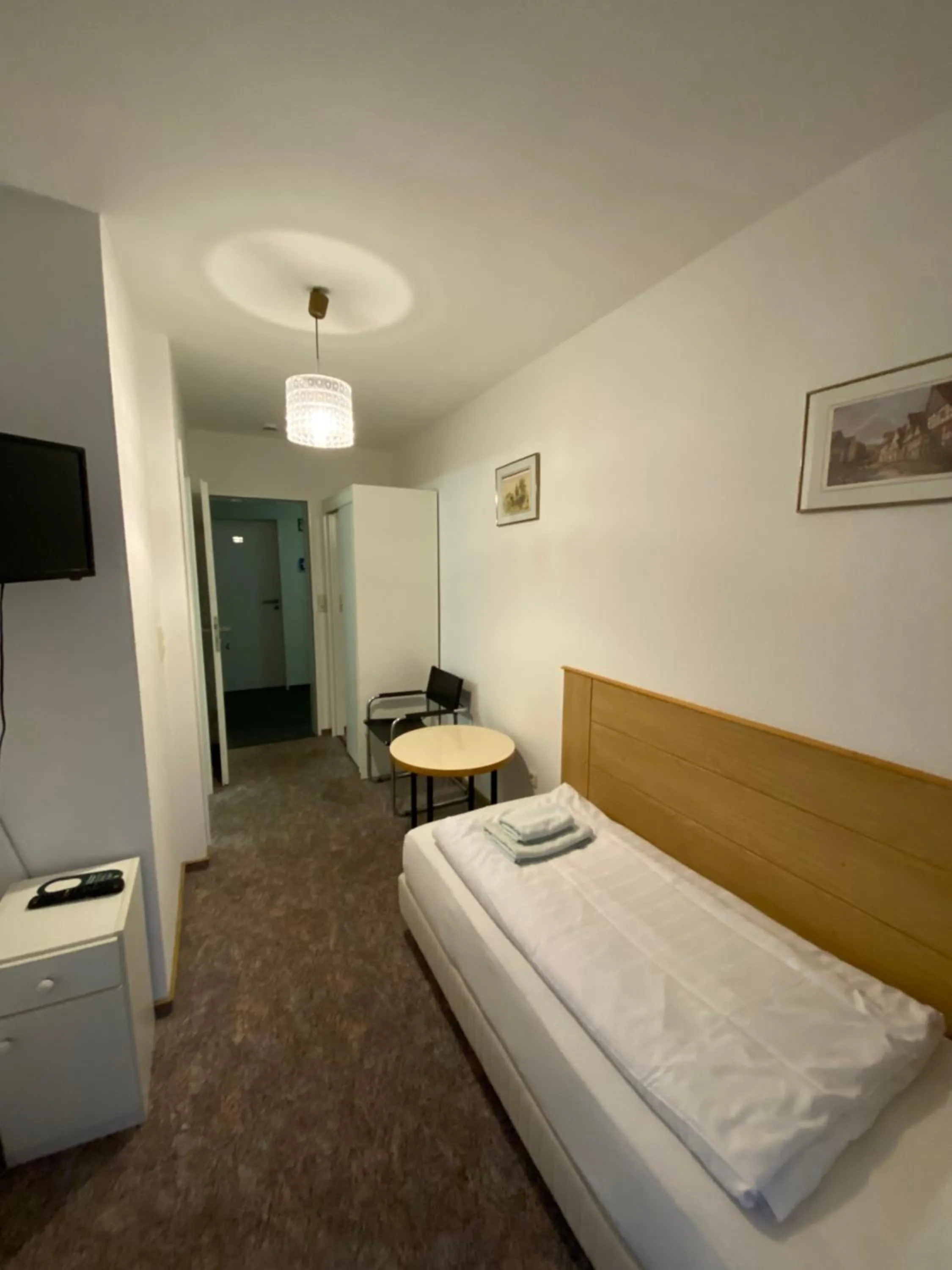 Bed in Hotel Seehaus