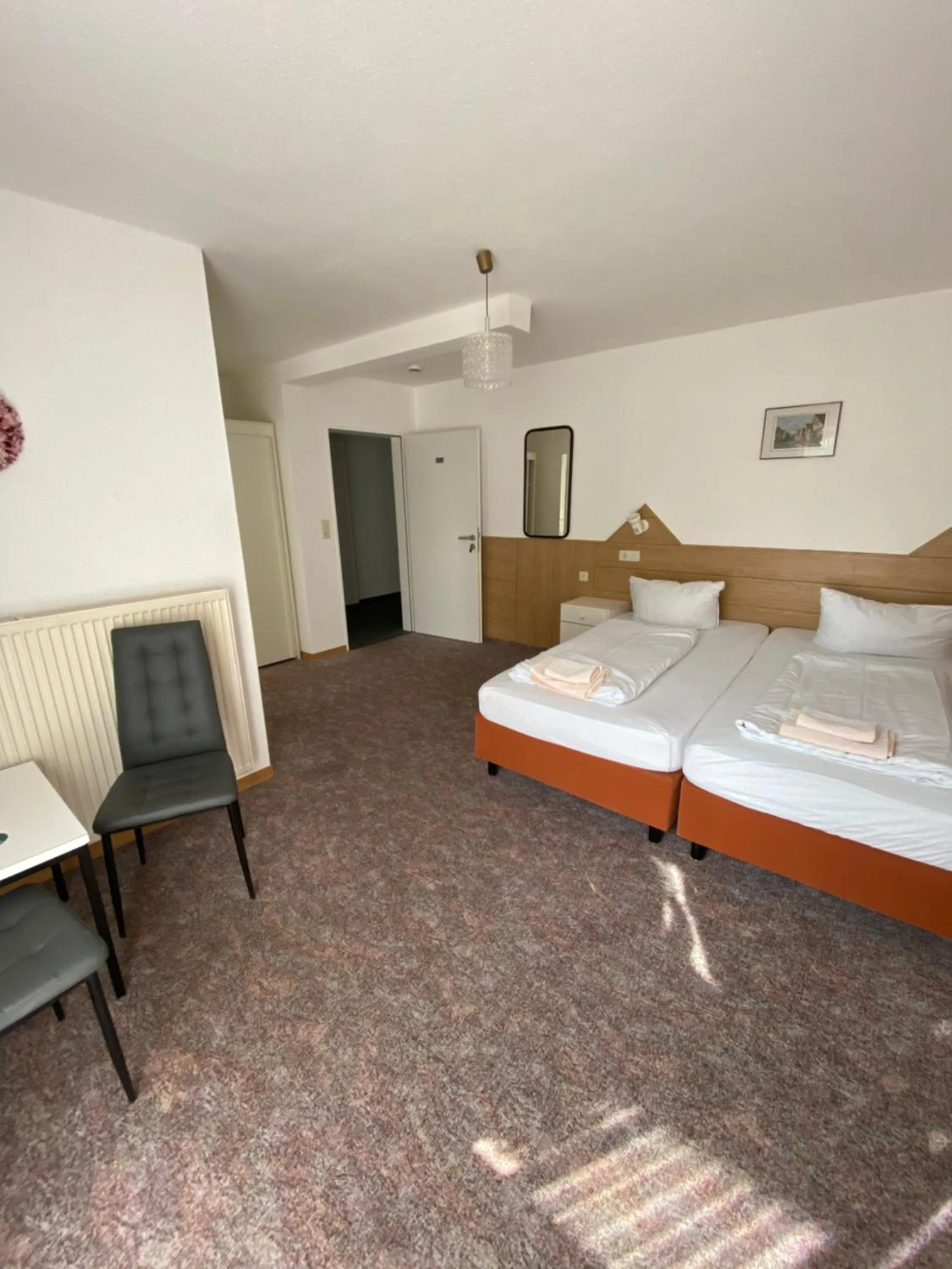 Bed in Hotel Seehaus