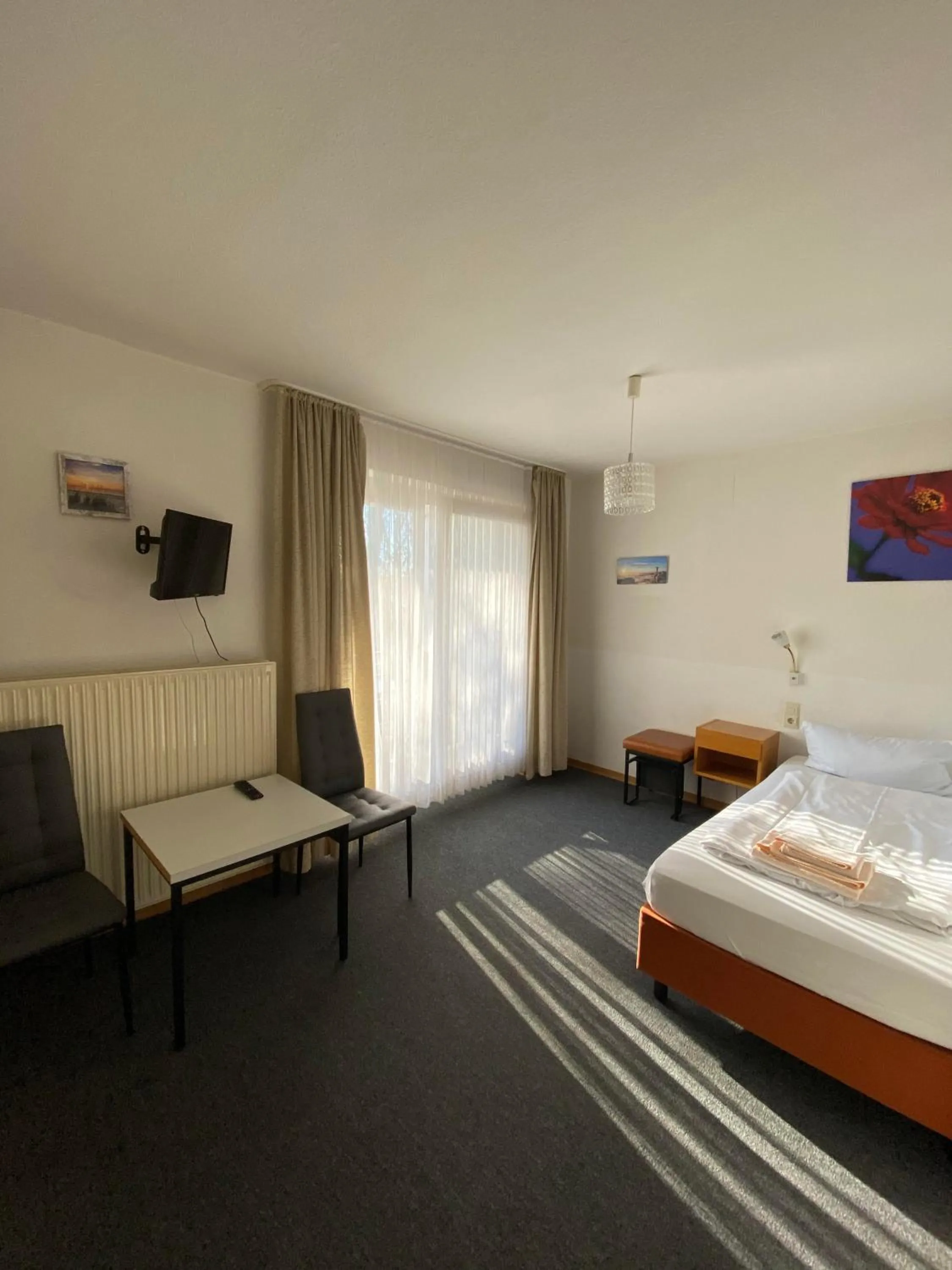 Bed in Hotel Seehaus