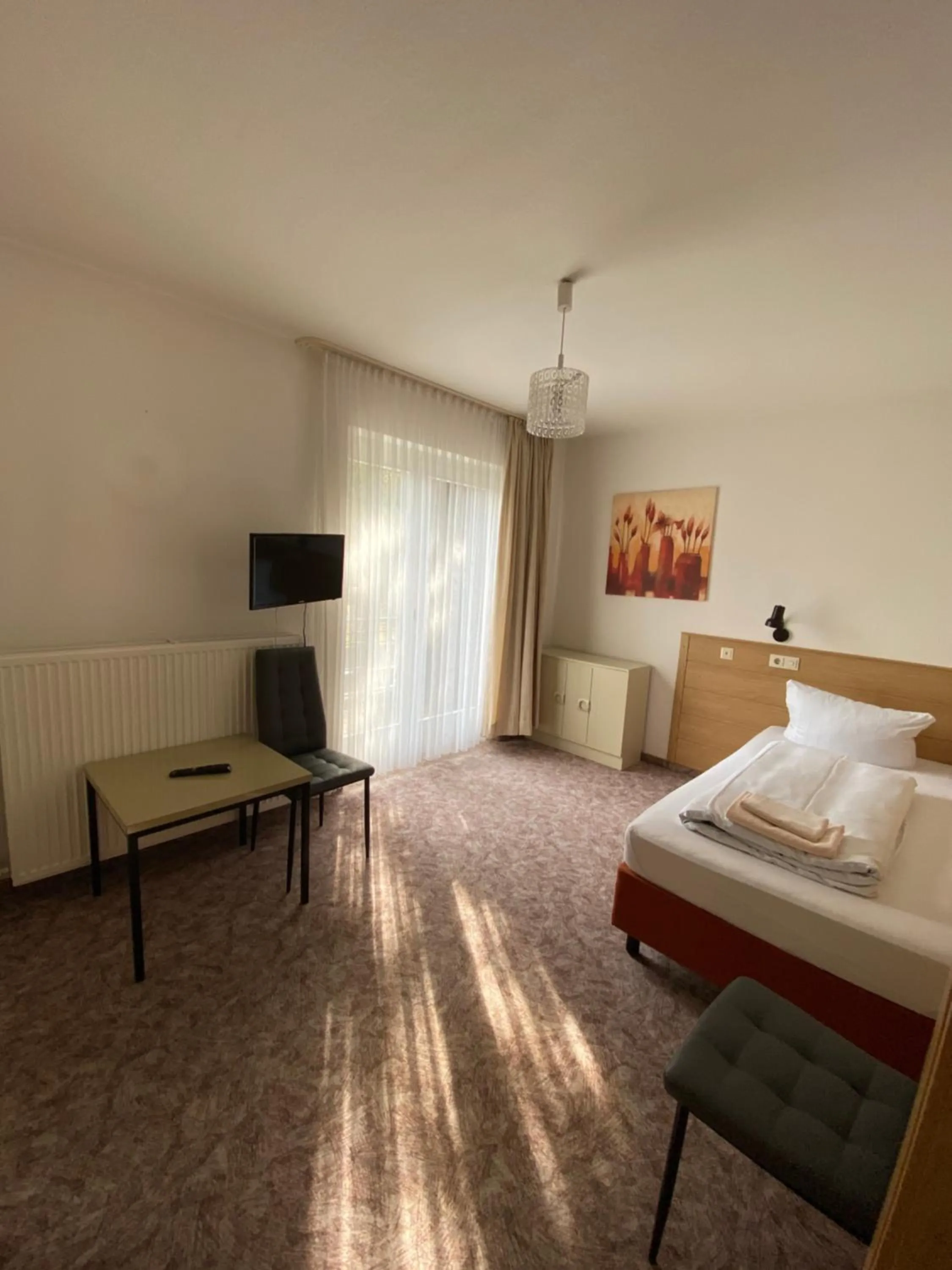 Bed in Hotel Seehaus