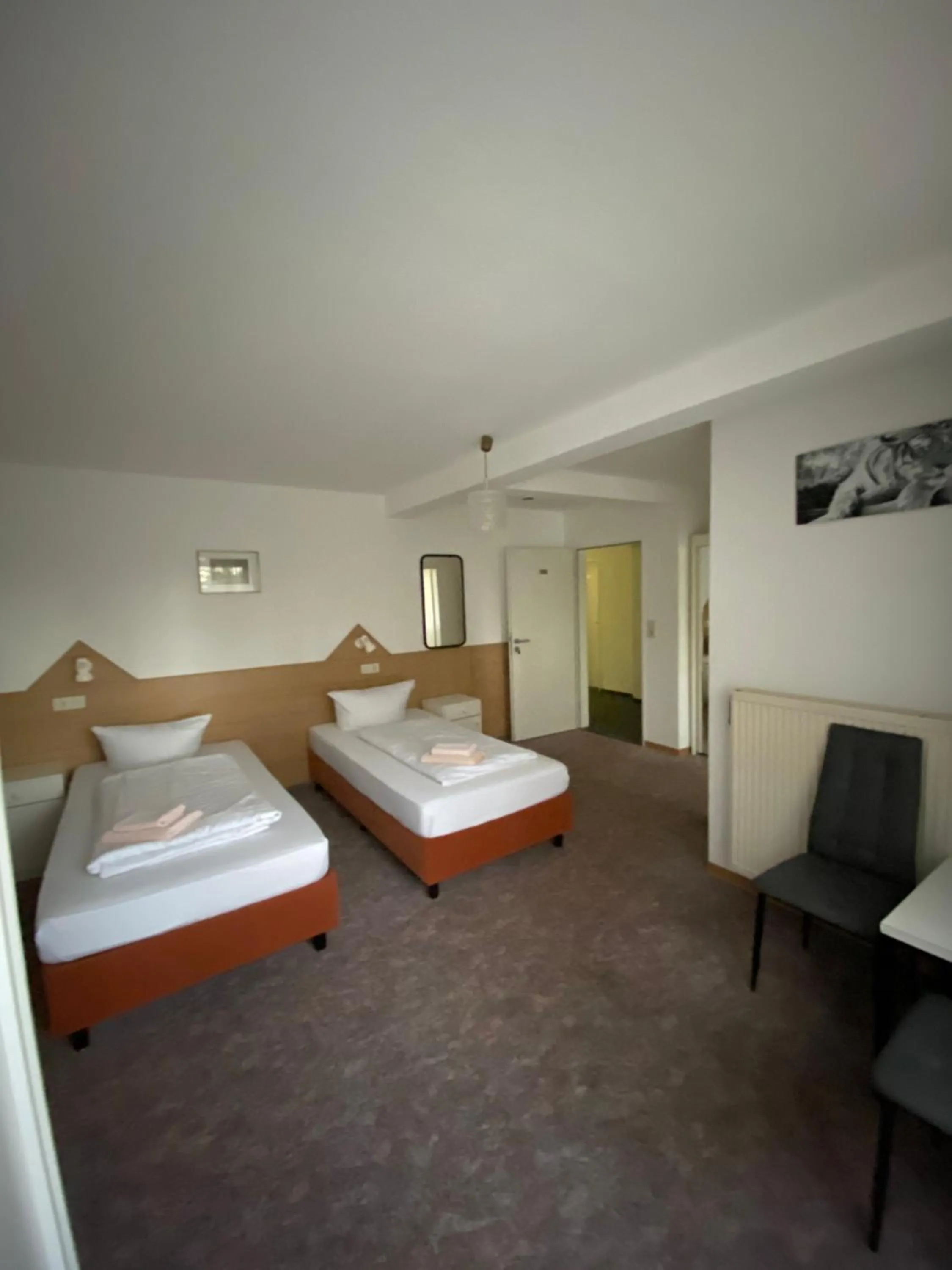 Bed in Hotel Seehaus