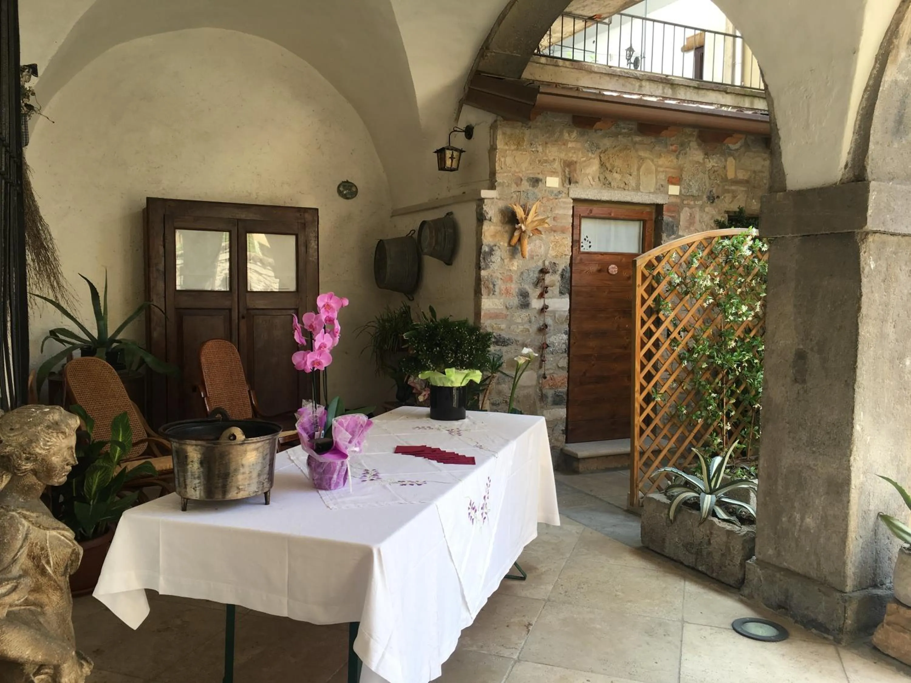 Patio in B&B Al Caseificio