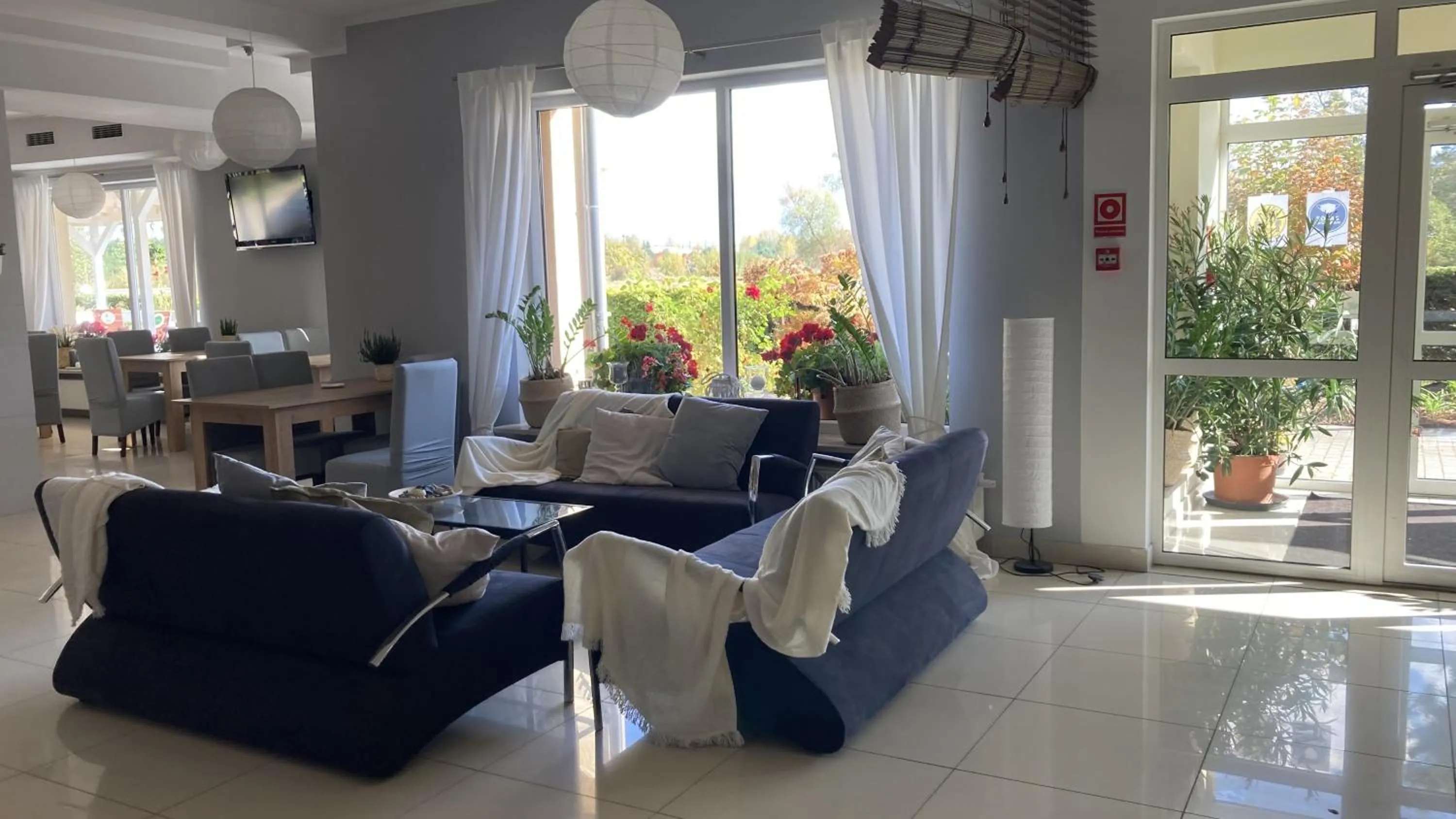 Seating area in Hotel Solec