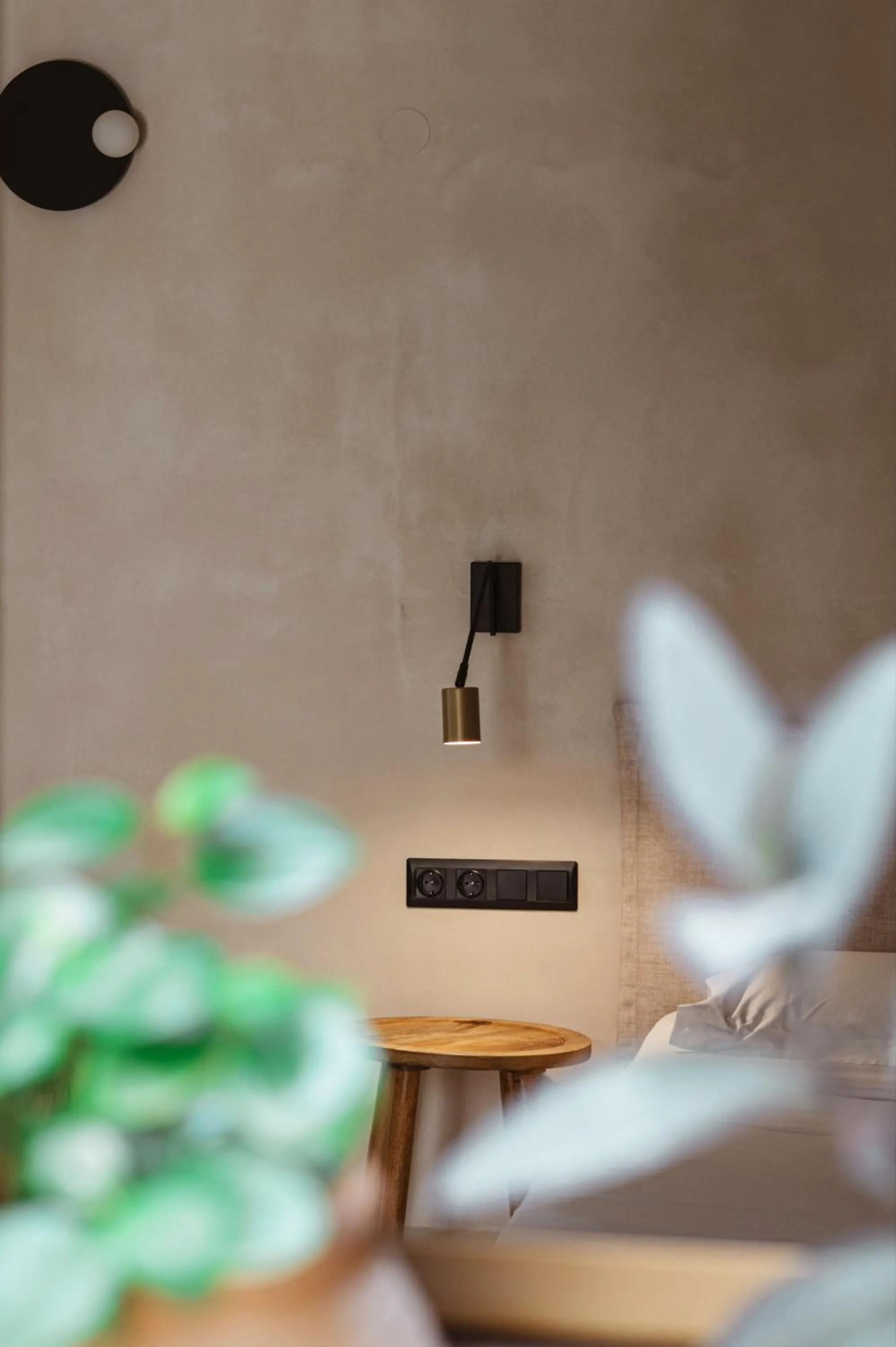 Decorative detail, Bed in Casa Dei Delfini