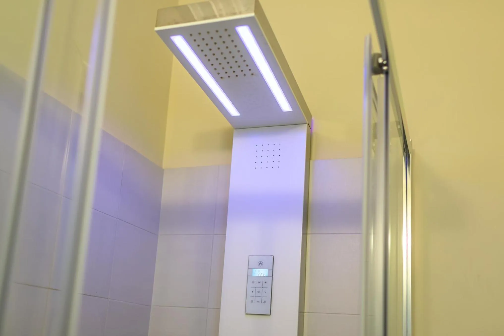 Shower in Fazio Rooms