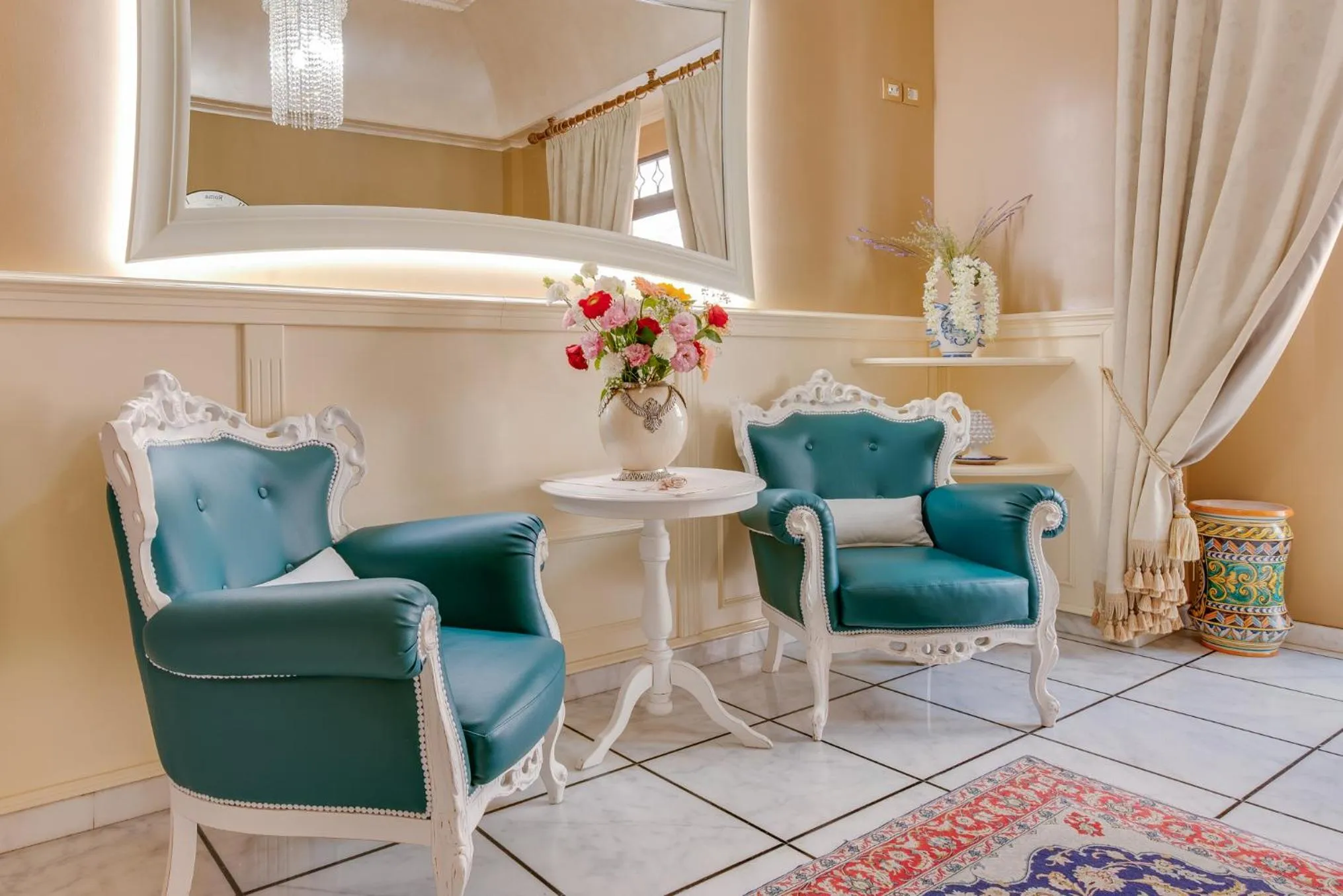 Lobby or reception in Fazio Rooms