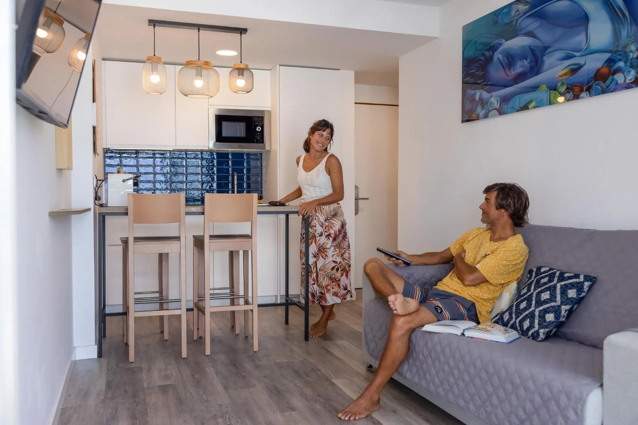 TV and multimedia in Corralejo Surfing Colors Hotel&Apartments