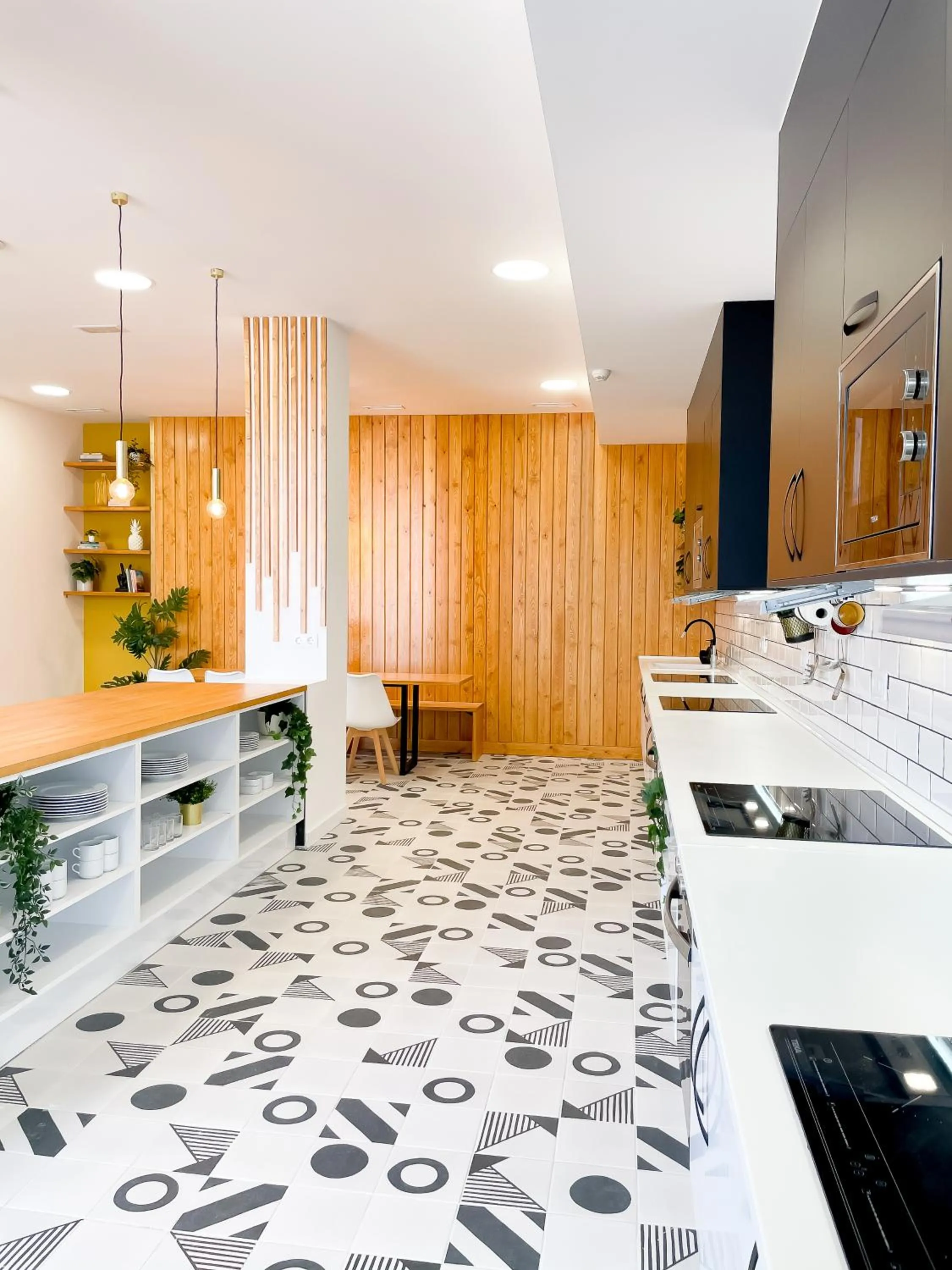 Kitchen or kitchenette in Corralejo Surfing Colors Hotel&Apartments