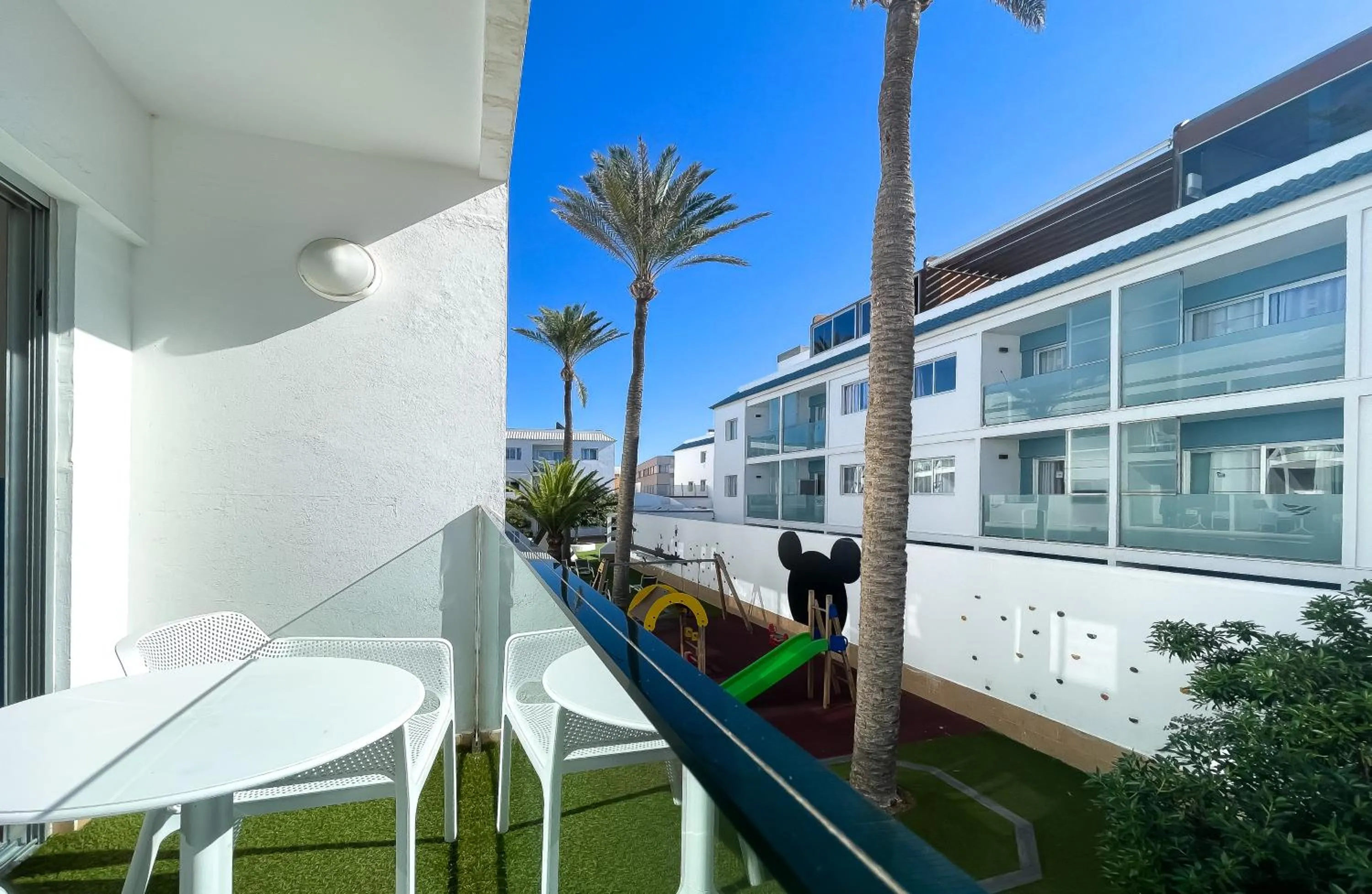 Garden view in Corralejo Surfing Colors Hotel&Apartments