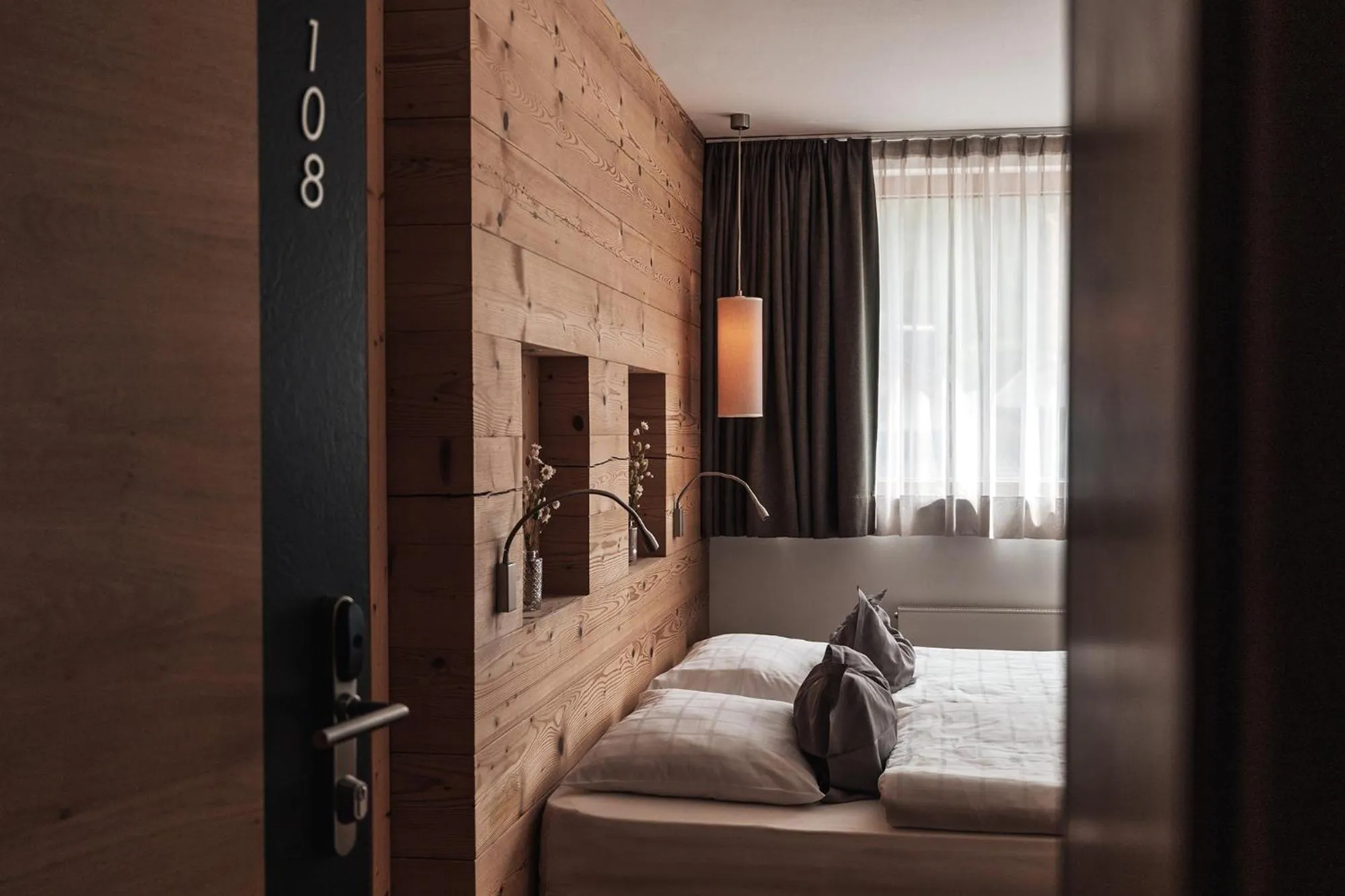 Bedroom, Bed in Hotel Ciasa Soleil