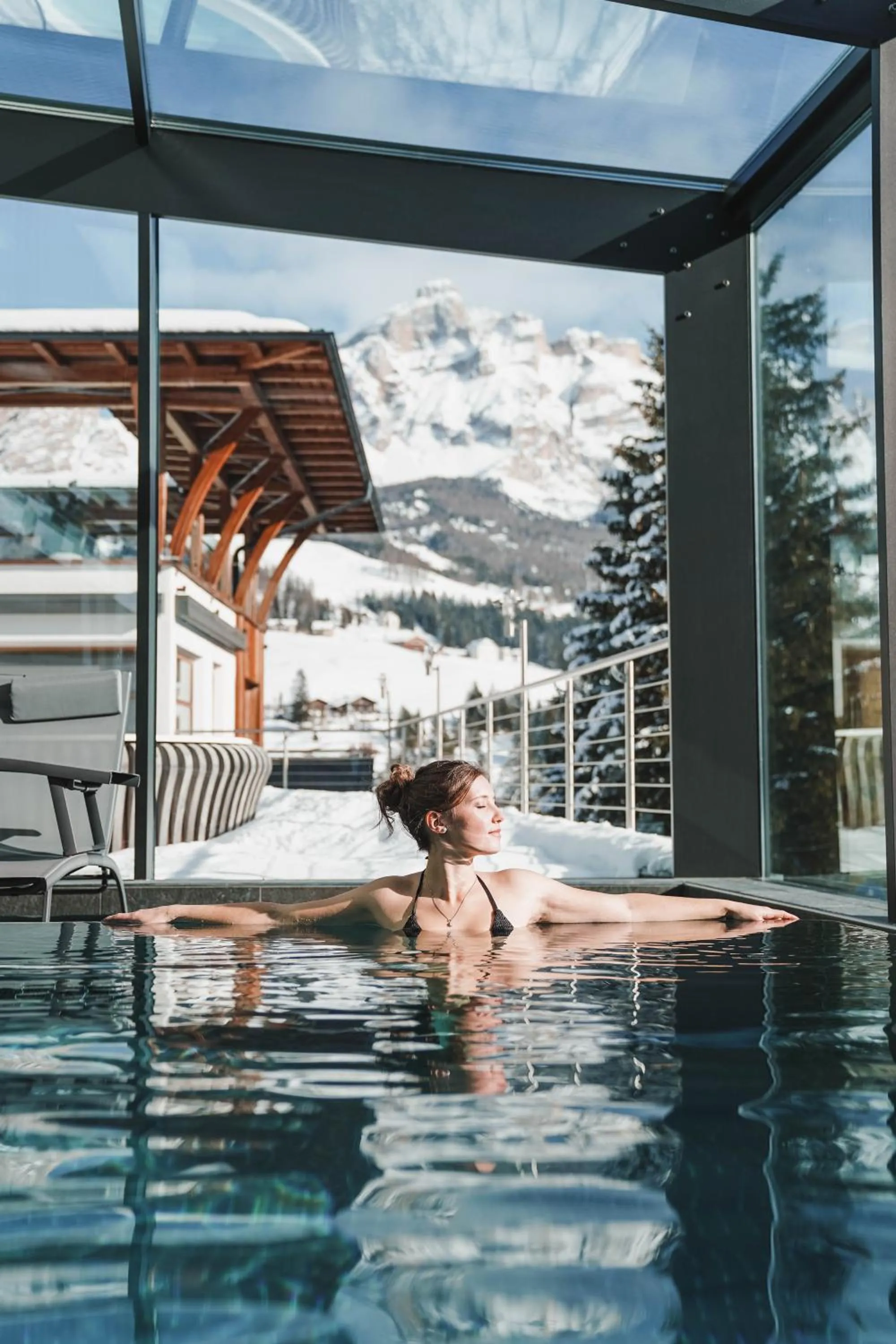 Mountain view in Hotel Ciasa Soleil