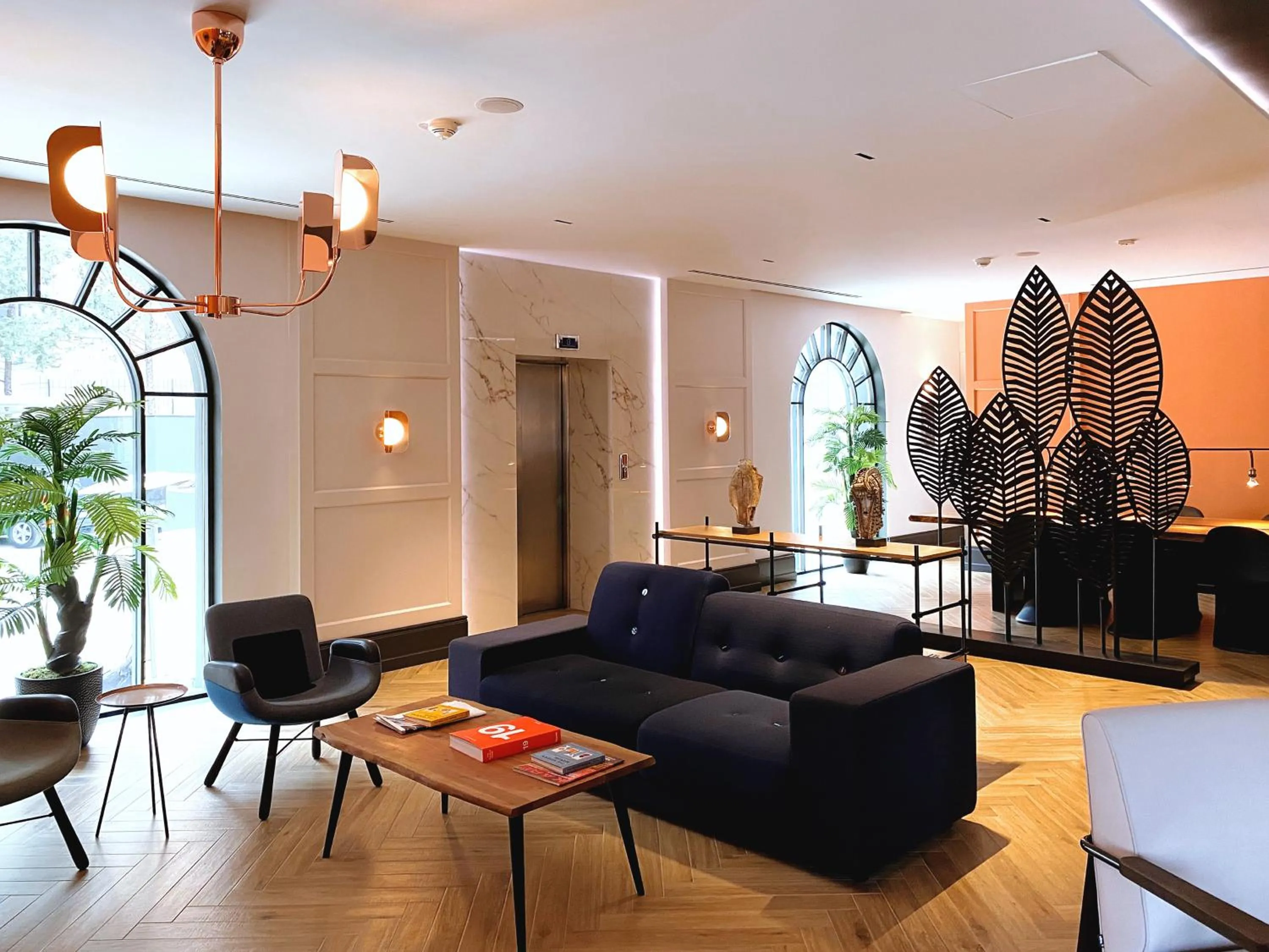 Seating area in Iliria Boutique Hotel