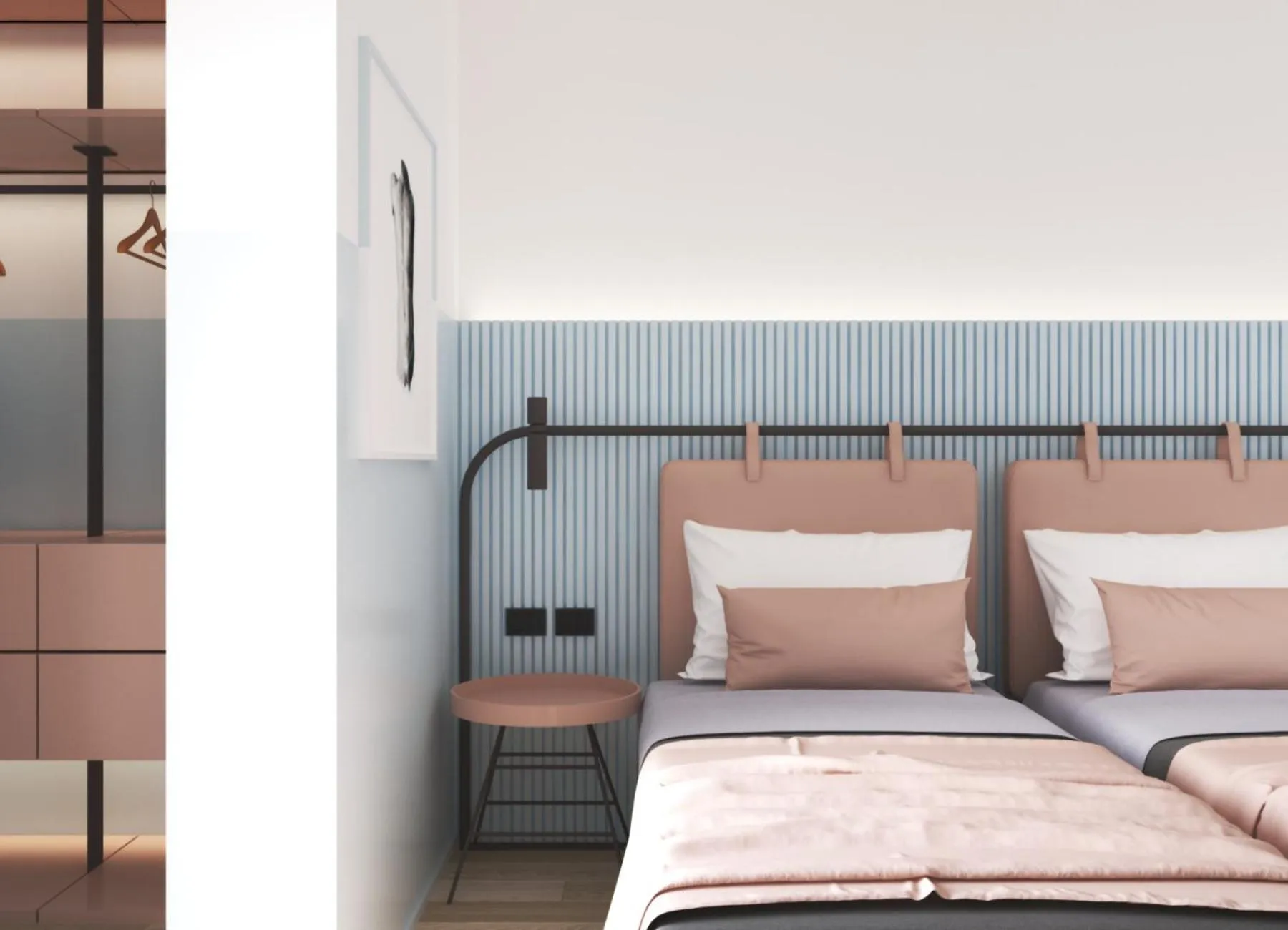 Bed in Iliria Boutique Hotel