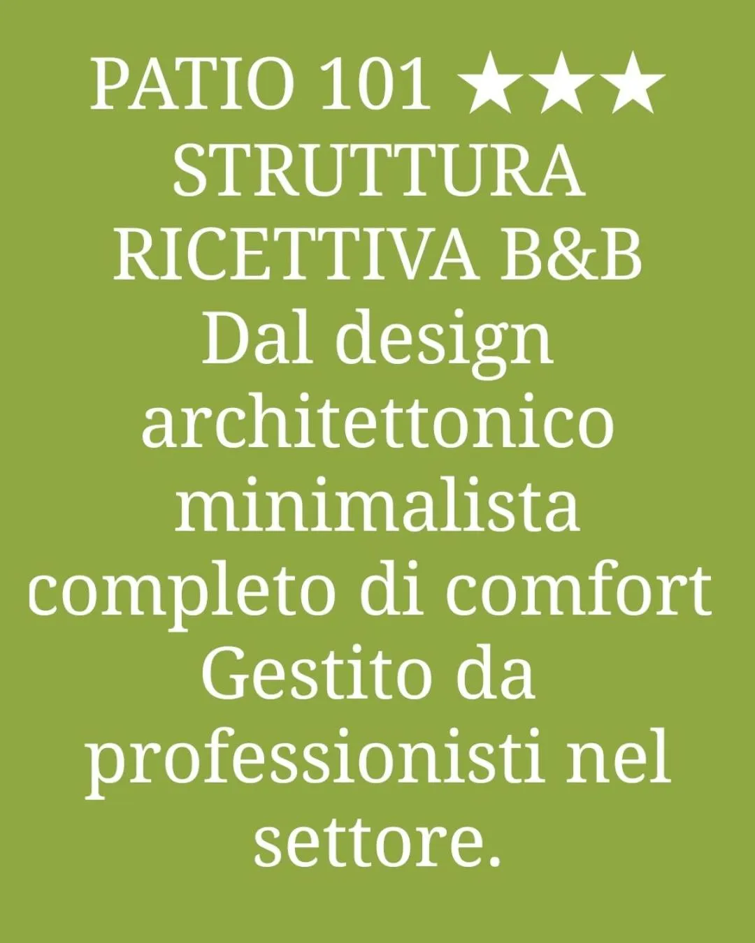 Property logo or sign in Patio 101 "Exclusive"