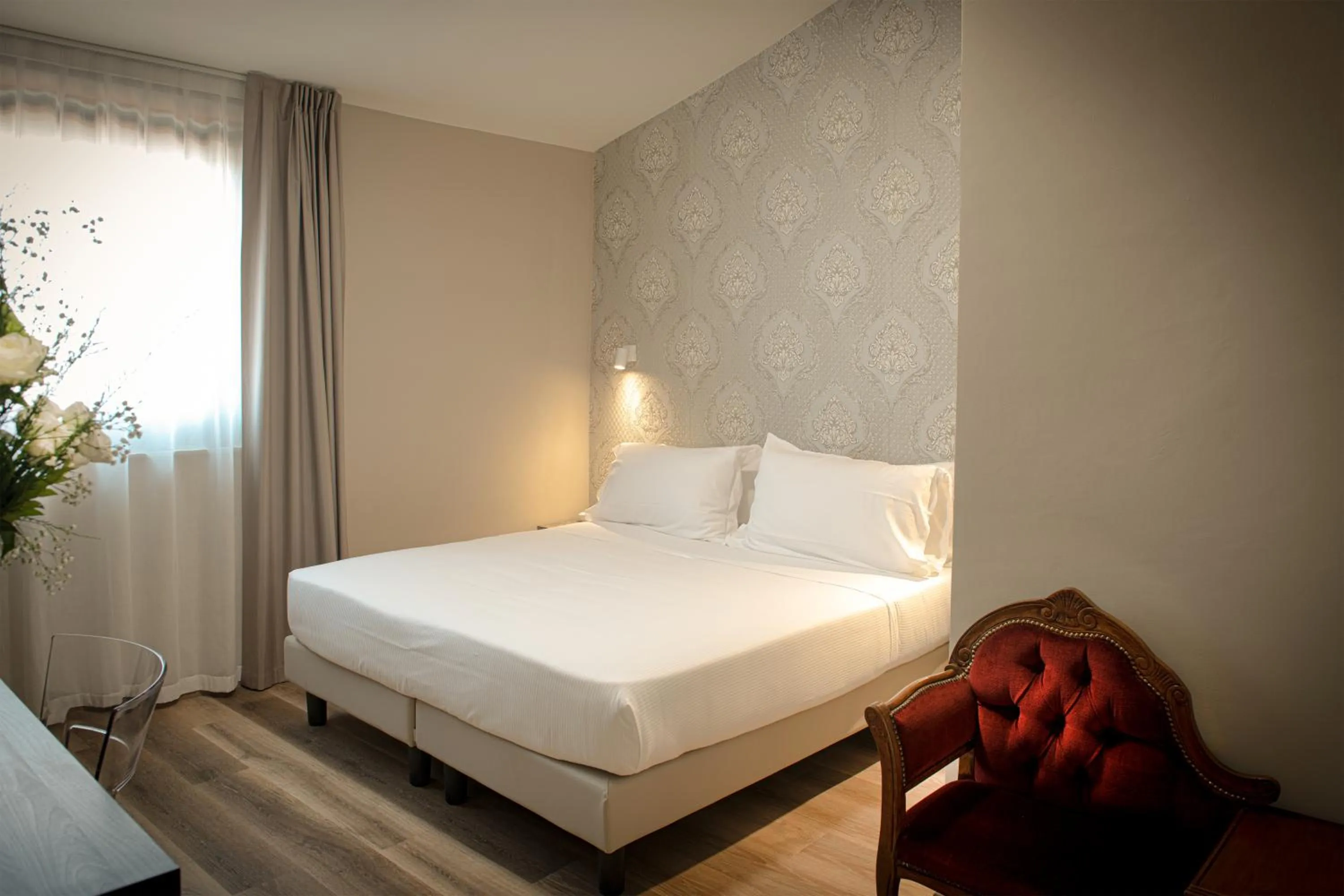 Bed in Hotel Della Rosa